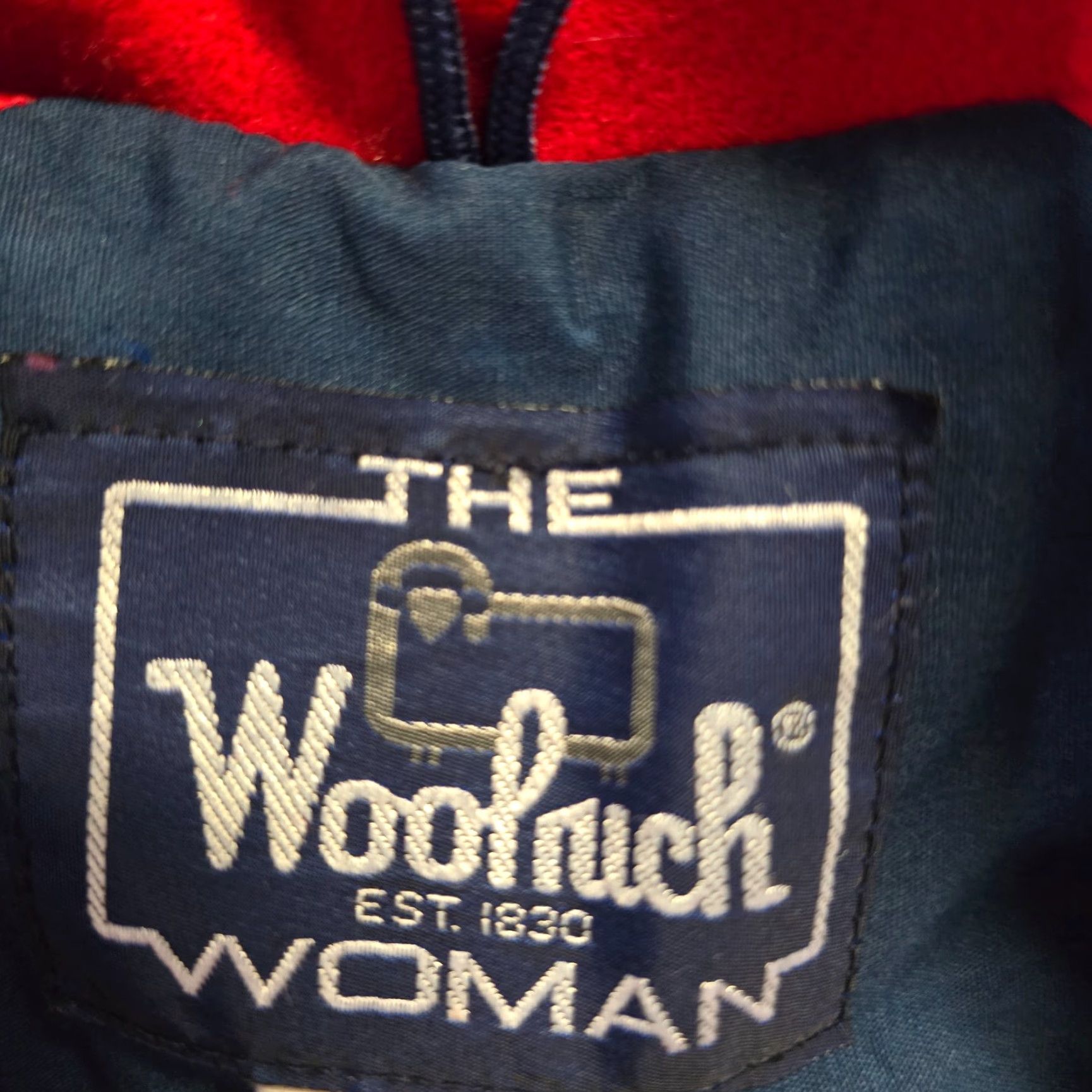 Vintage VINTAGE Woolrich Jacket Womens Size Medium Red Boiled Wool Full Zip Hood Pockets Mens? Size M / US 6-8 / IT 42-44 - 7 Thumbnail