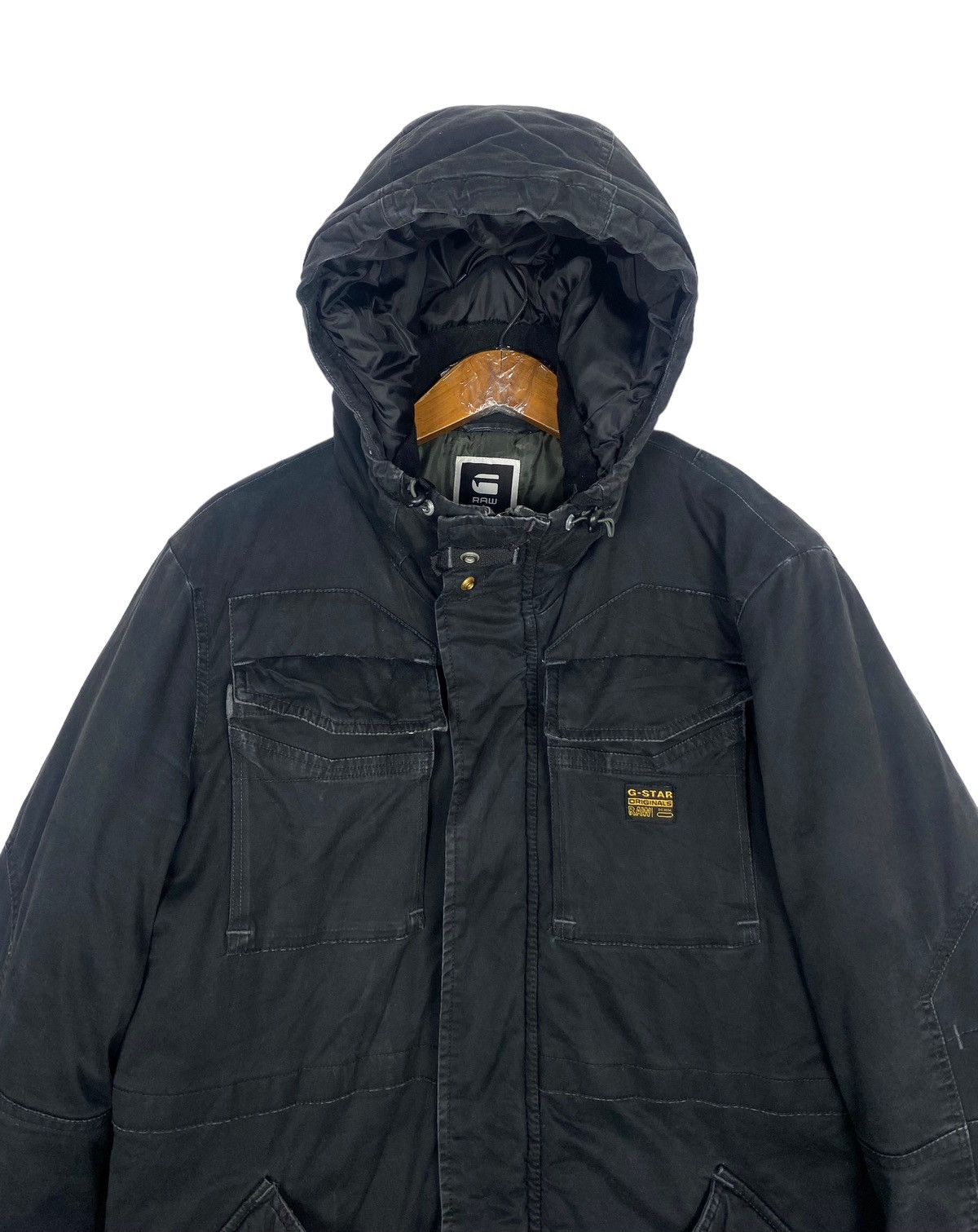 G-Star Rare‼️ G-Star Raw Denim Utility Bomber Jacket Size US L / EU 52-54 / 3 - 5 Thumbnail
