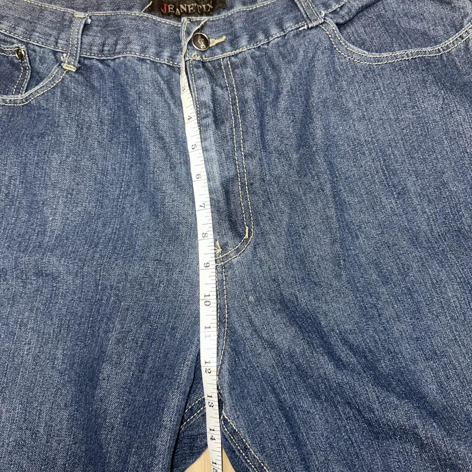 JEANERICA Jeanetix Blue Denim Hip Hop Bermuda Shorts Size 40 Size US 40 / EU 56 - 3 Thumbnail