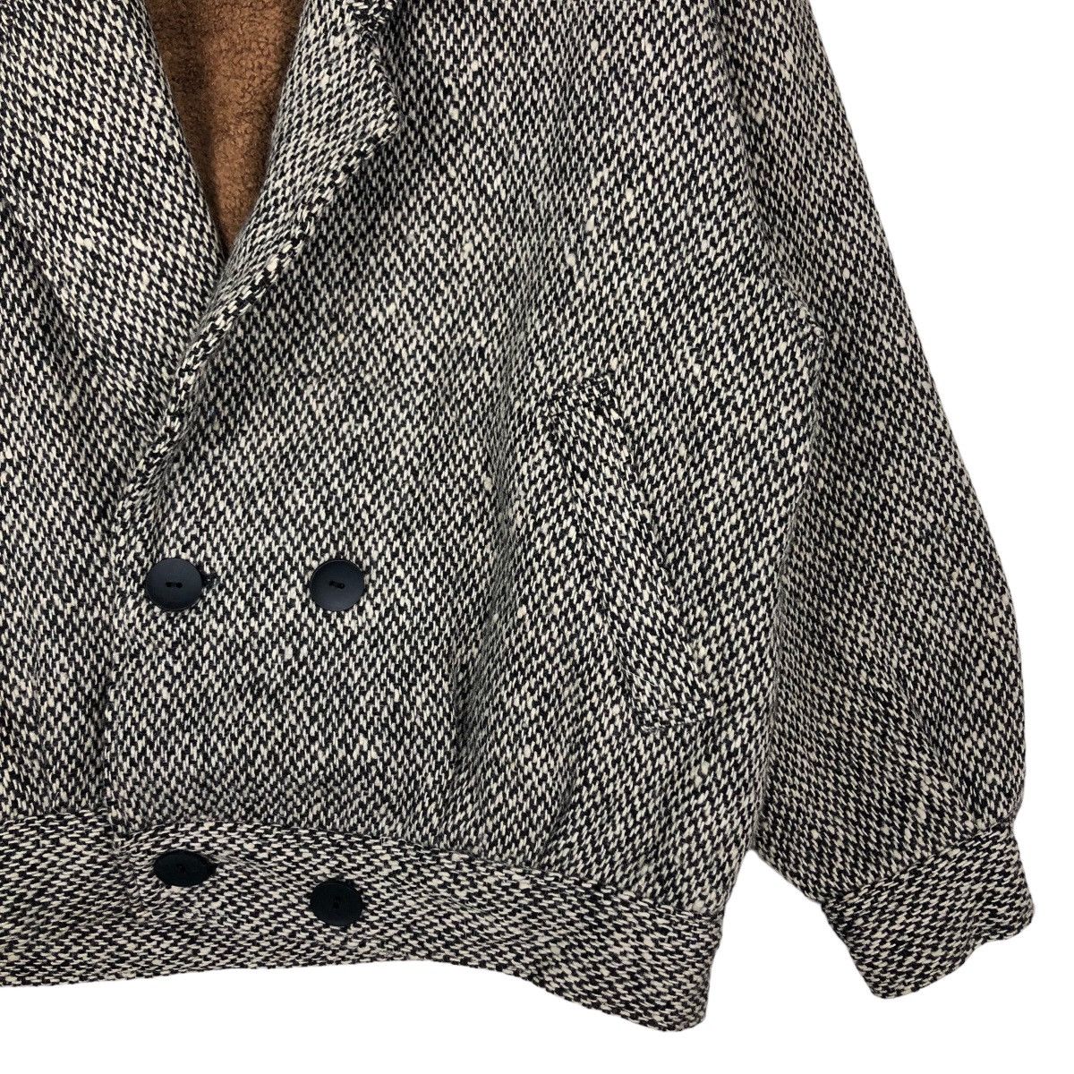 Japanese Brand 🔥Vintage Wool Jacket Herringbone Double Breast Issey Miyake Size US M / EU 48-50 / 2 - 5 Thumbnail