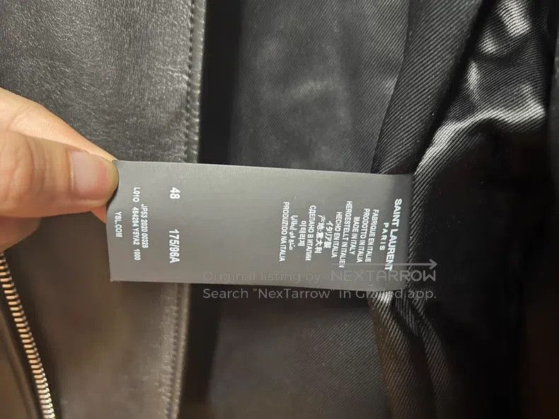 Saint Laurent Paris Saint Laurent Paris Classic black sheepskin motorcycle jac Size US M / EU 48-50 / 2 - 8 Thumbnail