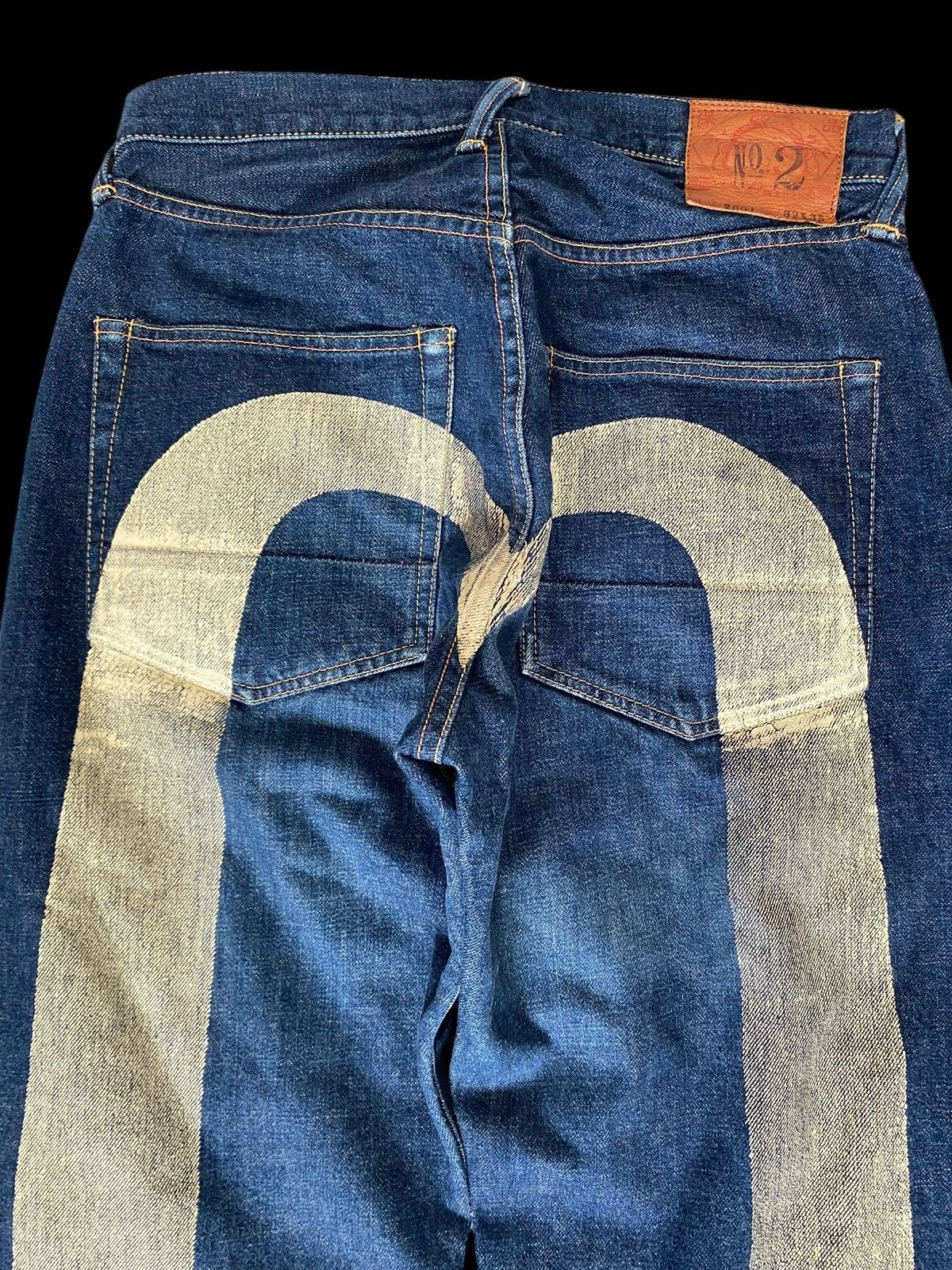 Evisu Evisu by Yamane Baggy Blue Selvedge Denim Daicock Big Logo Size US 32 / EU 48 - 6 Thumbnail