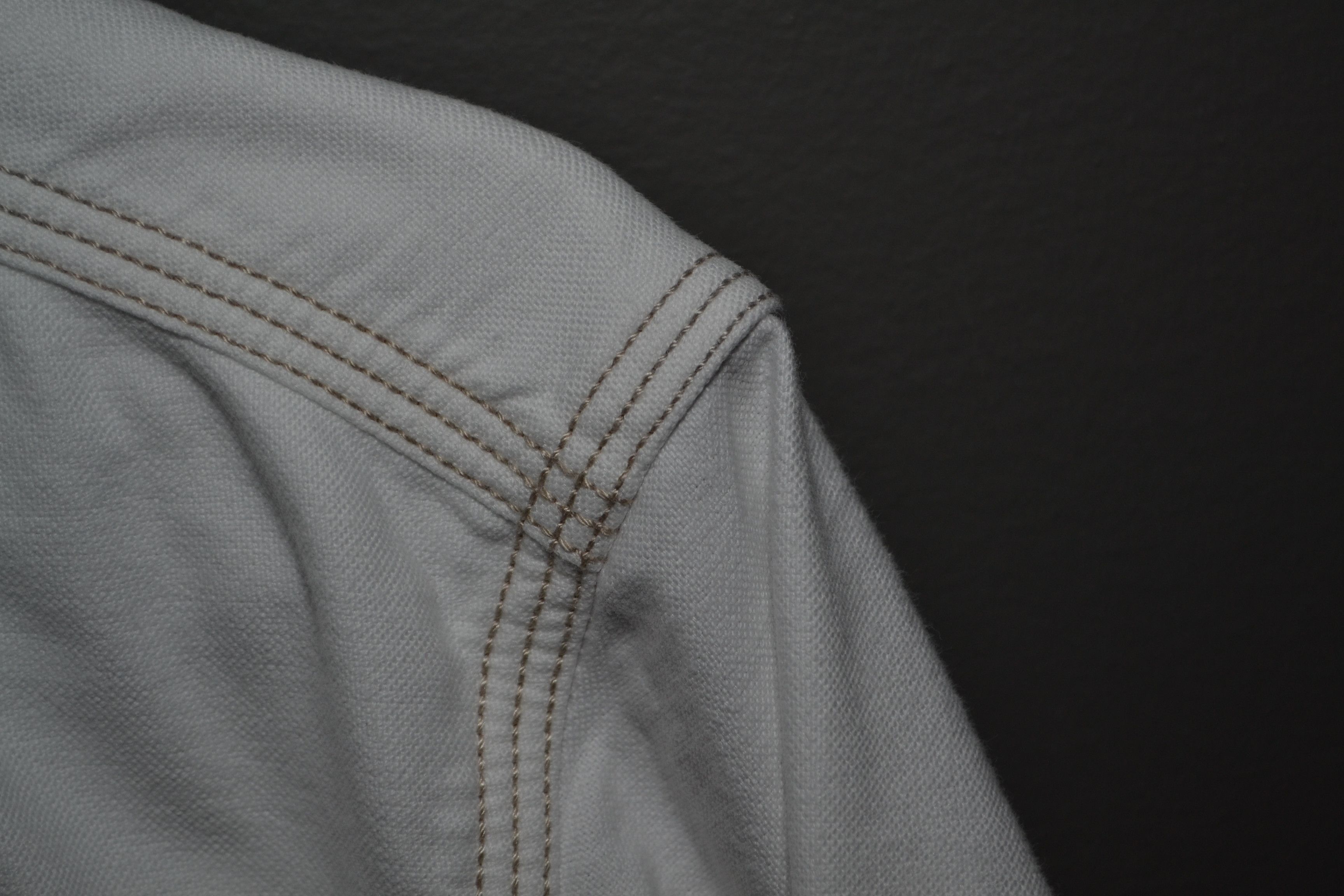 Paul Smith Paul Smith Red Ear Japan Workwear M White Thick Cotton Shirt Size US M / EU 48-50 / 2 - 5 Thumbnail