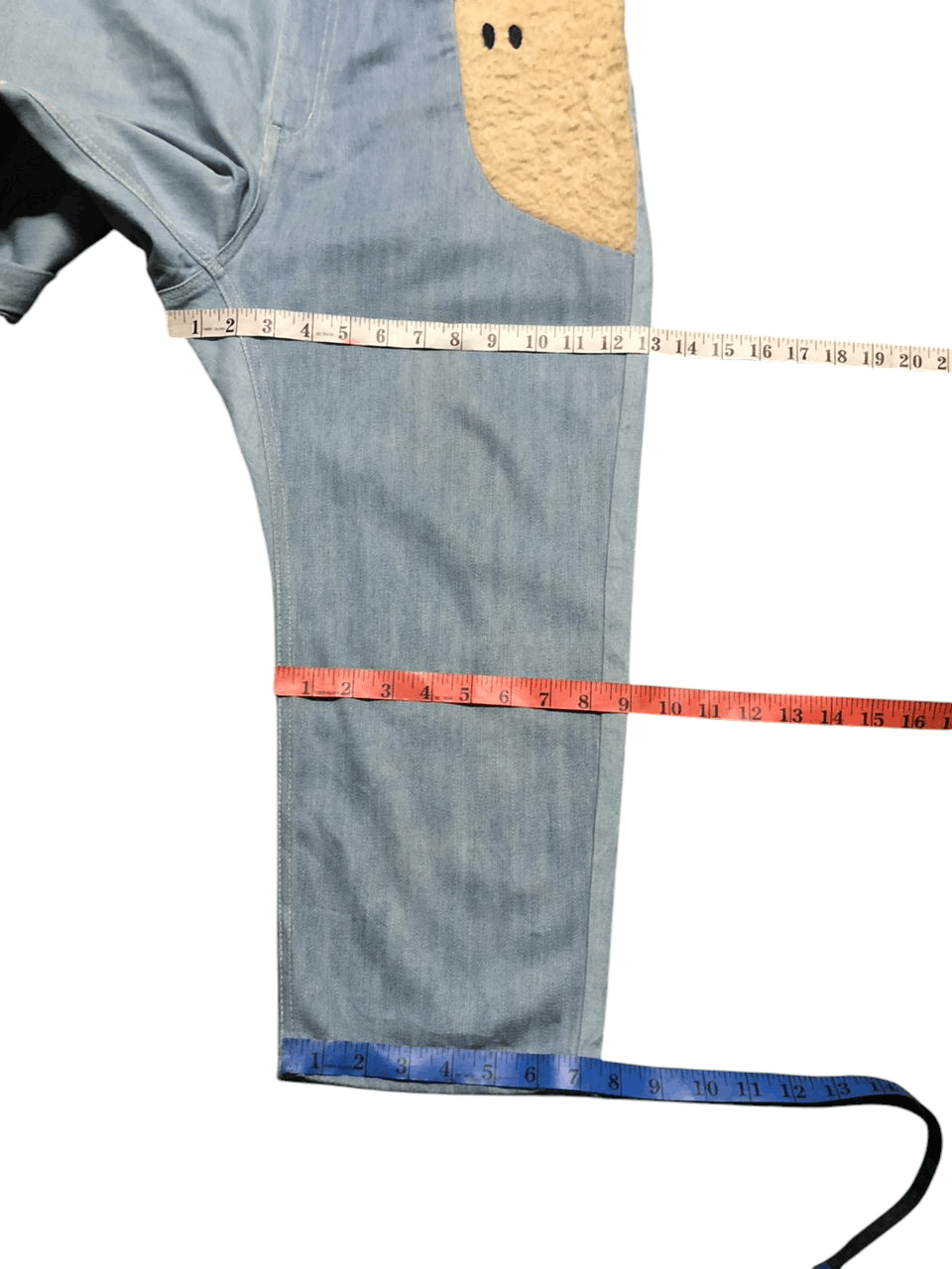 Ne-Net Ne-Net by Issey Miyake Patchwork Dnim Pants Size 32" / US 10 / IT 46 - 17 Thumbnail