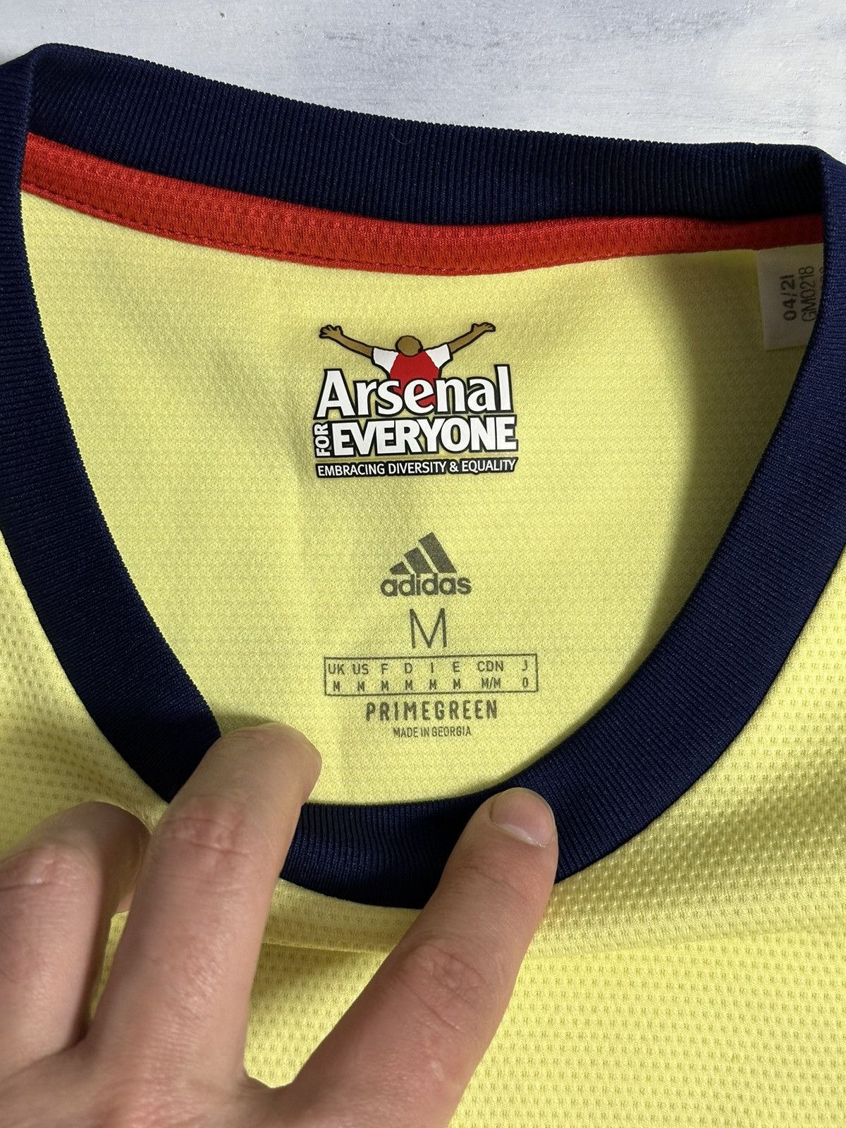 ARSNL Rare Football Soccer Suit Arsenal Adidas 2021 Size US M / EU 48-50 / 2 - 14 Thumbnail