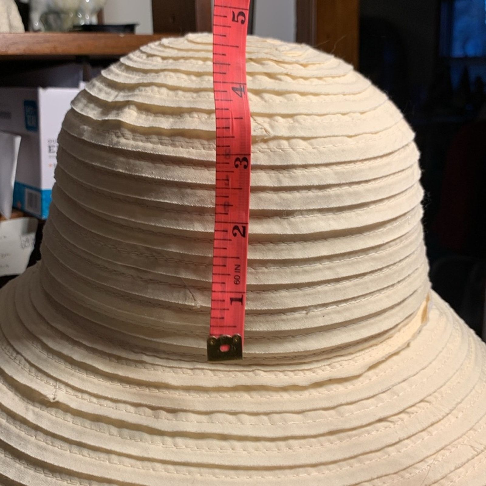 Vintage 60’s 70’s style floppy brim yellow San Diego Hat co. sunhat Size ONE SIZE - 9 Thumbnail