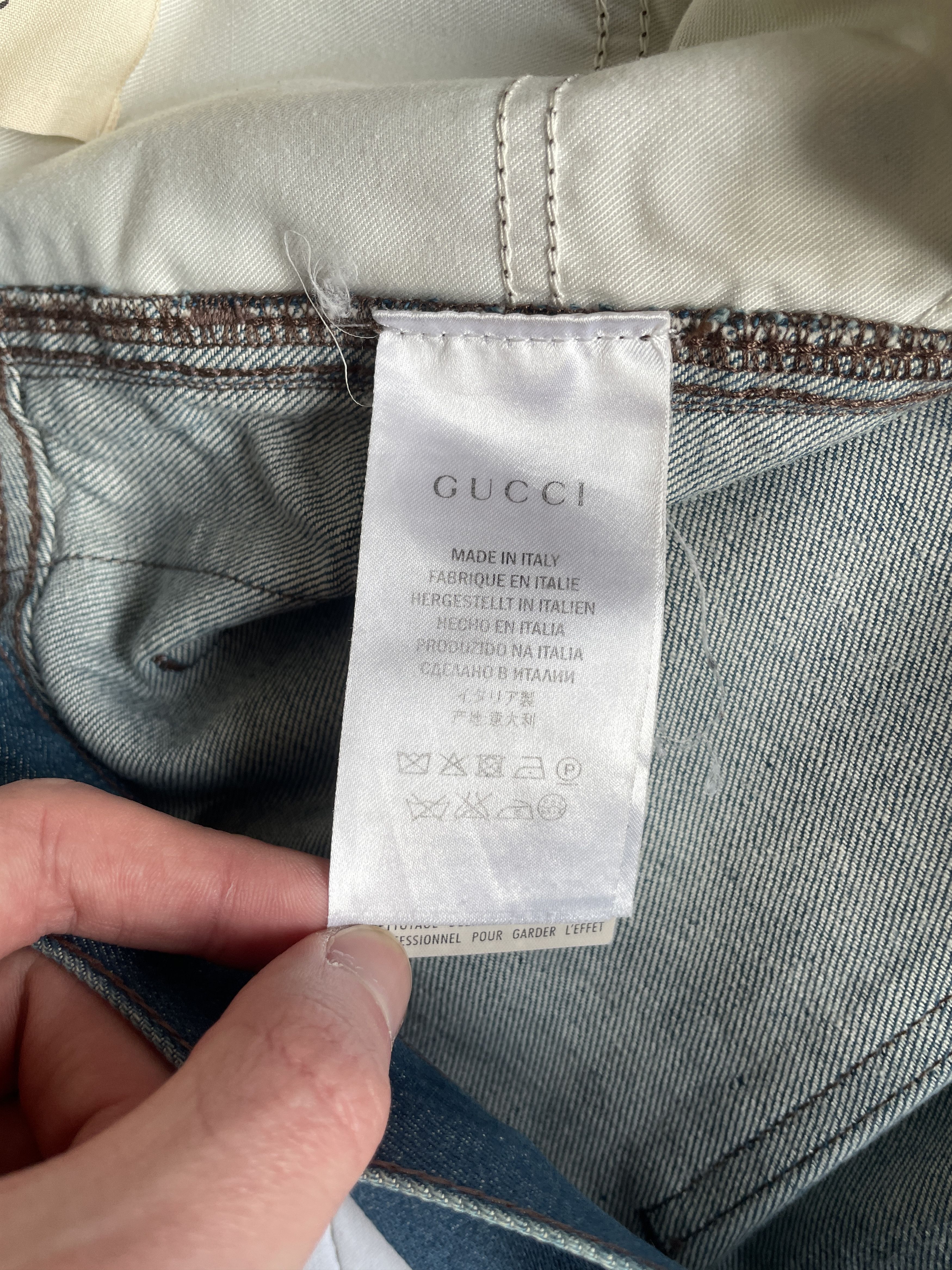 Gucci Gucci Web Stripe Jeans 417246-XR134 Size US 32 / EU 48 - 6 Thumbnail