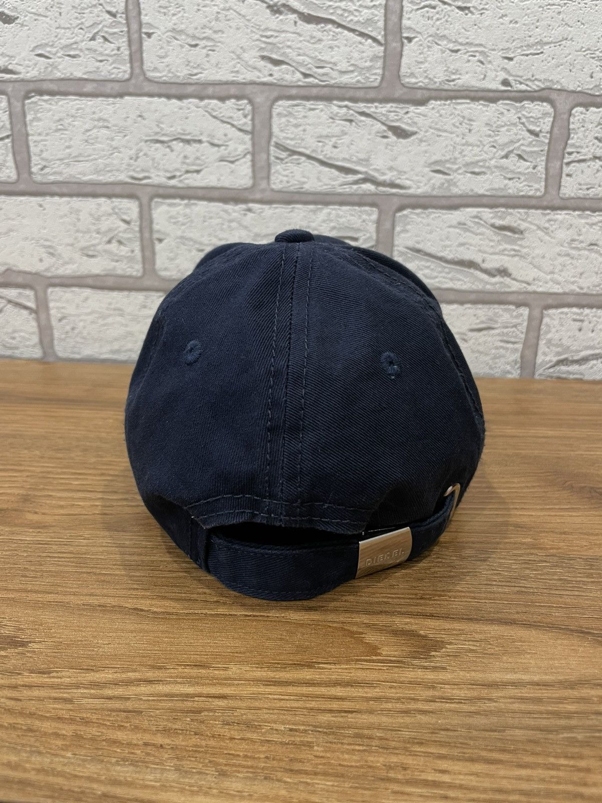 Diesel Diesel Only The Brave Navy Blue kids Teenage Hat Cap Size ONE SIZE - 4 Thumbnail