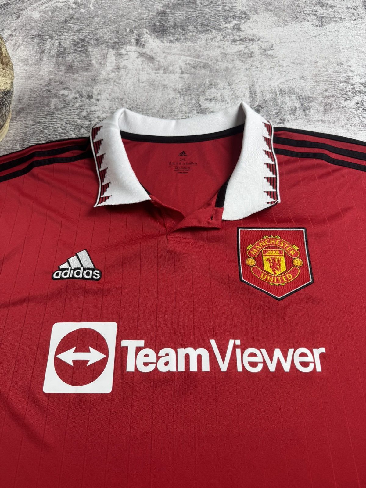 Adidas Manchester United 2022/2023 Football Shirt Jersey Kit Size US XXL / EU 58 / 5 - 7 Thumbnail