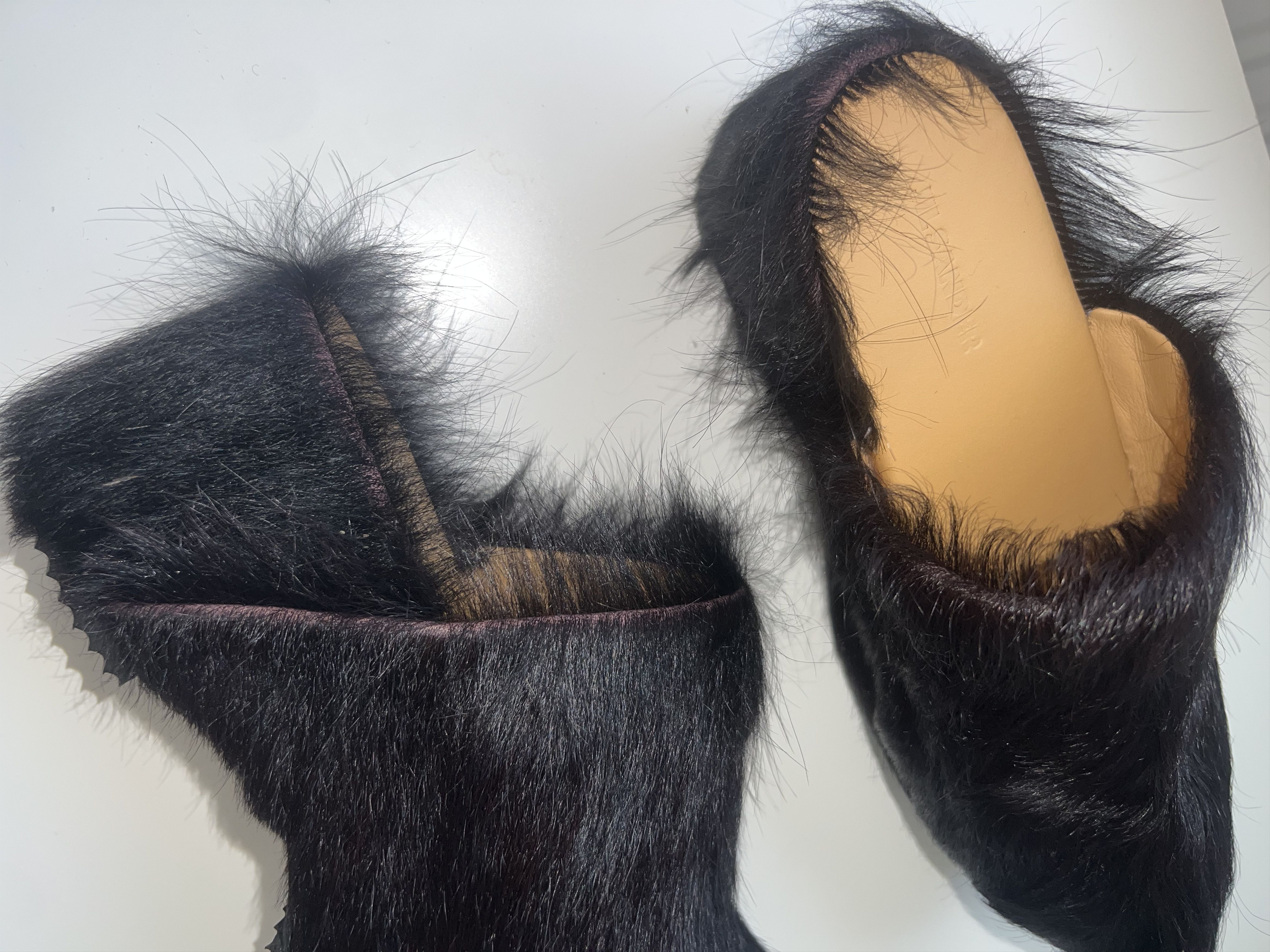 Jil Sander Jil Sander Pony Hair Fur Leather Mules / Clogs / Sabot Size US 6 / IT 36 - 9 Thumbnail