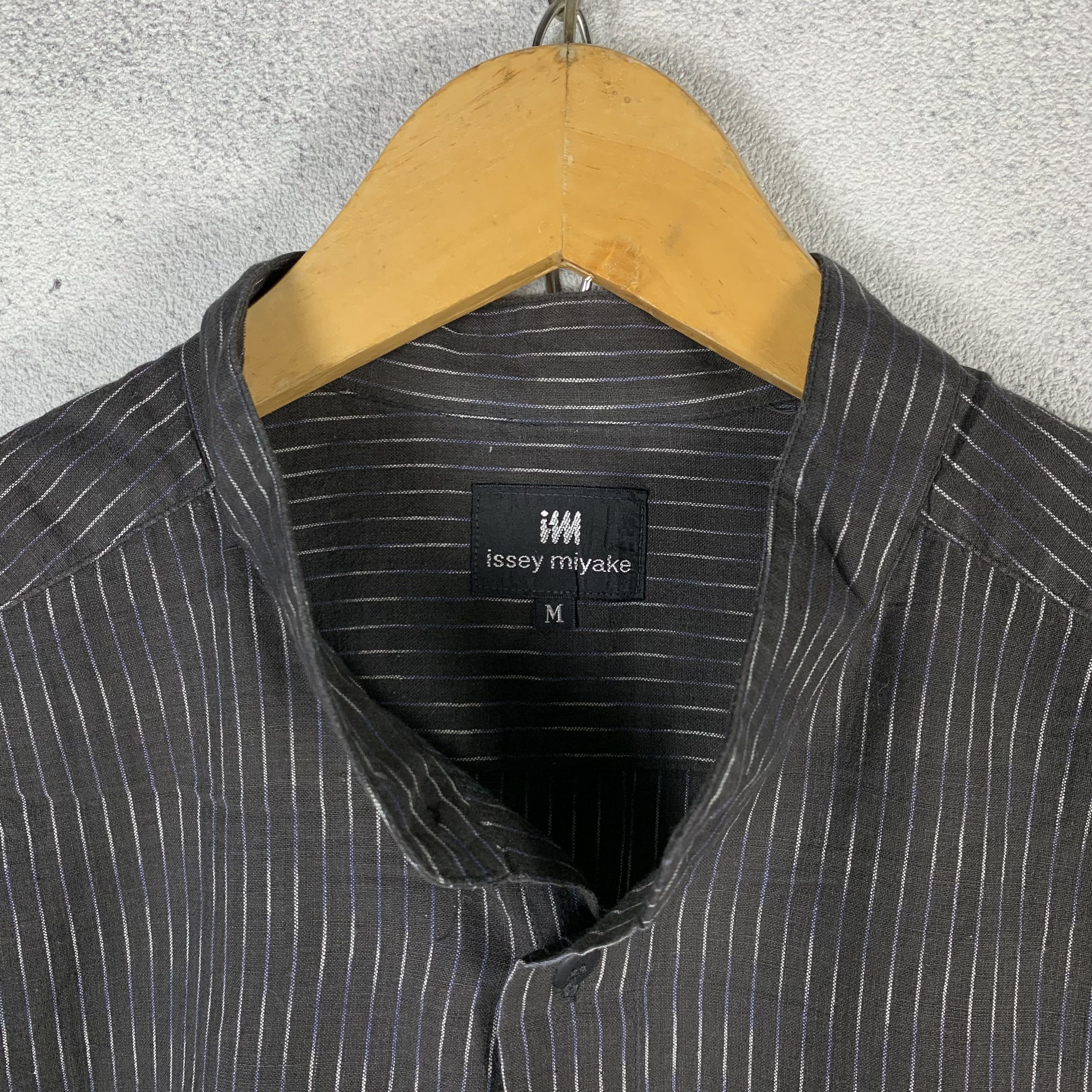 Issey Miyake Issey Miyake Striped Shanghai Shirt Size US M / EU 48-50 / 2 - 5 Thumbnail