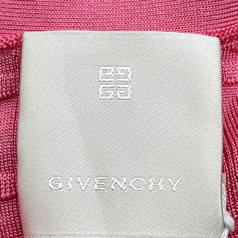 Givenchy Givenchy Rose Red Full Logo Embroidered Cardigan Size XS / US 0-2 / IT 36-38 - 4 Thumbnail