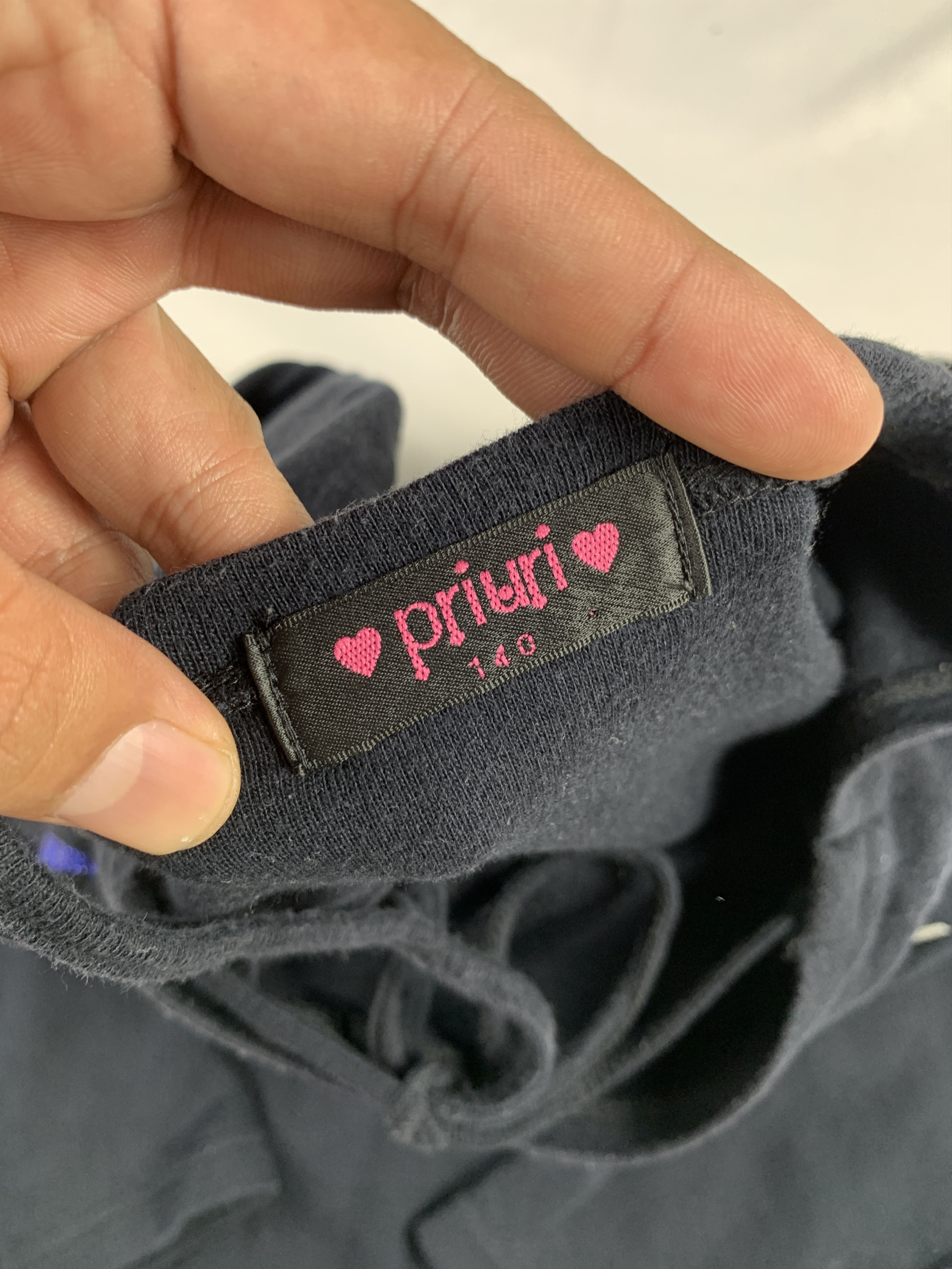 Japanese Brand 2000s Priuri Black Drawstrings Bowtie Tee (M) Size M / US 6-8 / IT 42-44 - 8 Thumbnail
