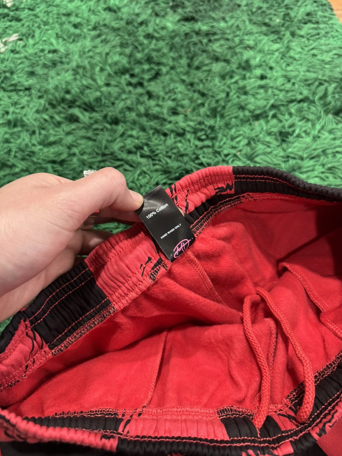 Matty Boy Matty Boy 99 Eyes Red Sweat Pants Size US 32 / EU 48 - 4 Thumbnail