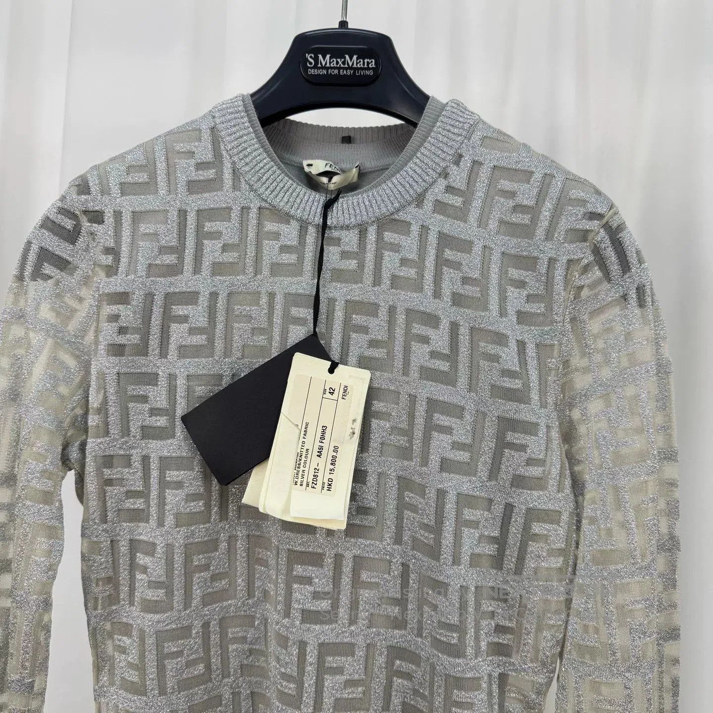 Fendi Fendi Monogram Double-Layer Dress. Size M / US 6-8 / IT 42-44 - 3 Thumbnail