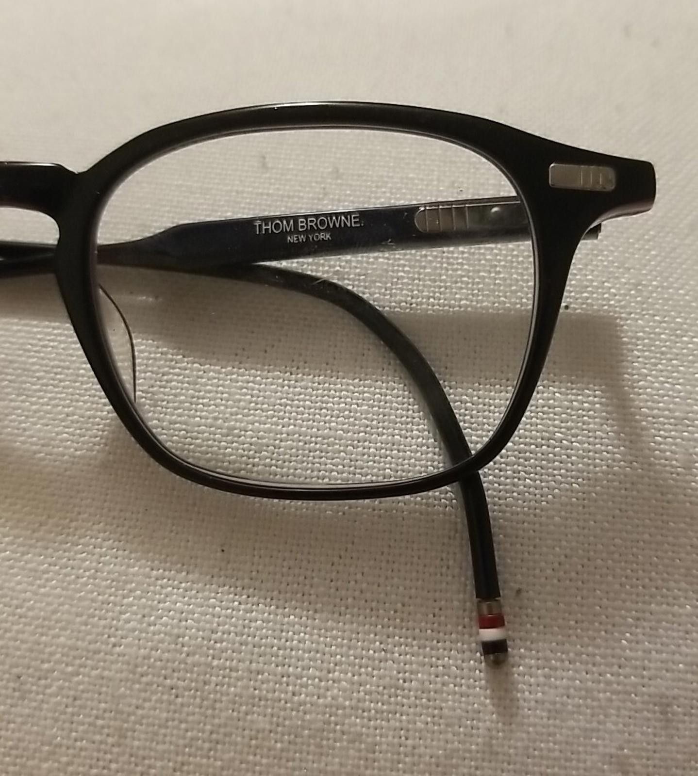 Thom Browne Thom Browne Eyeglass Frames Model TB 406 A Black 48 Japan Size ONE SIZE - 2 Thumbnail