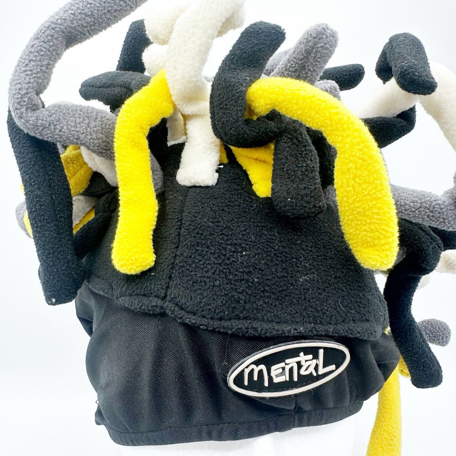 Vintage Mental Headgear Dreadlock Beanie Hat Snowboarding Fleece Y2K Size ONE SIZE - 2 Thumbnail