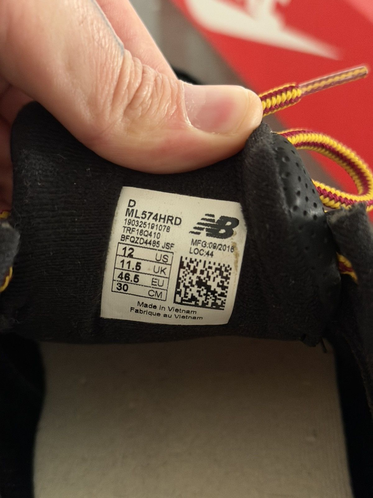 New Balance New Balance 574 Black Wheat 12US Size US 12 / EU 45 - 8 Thumbnail