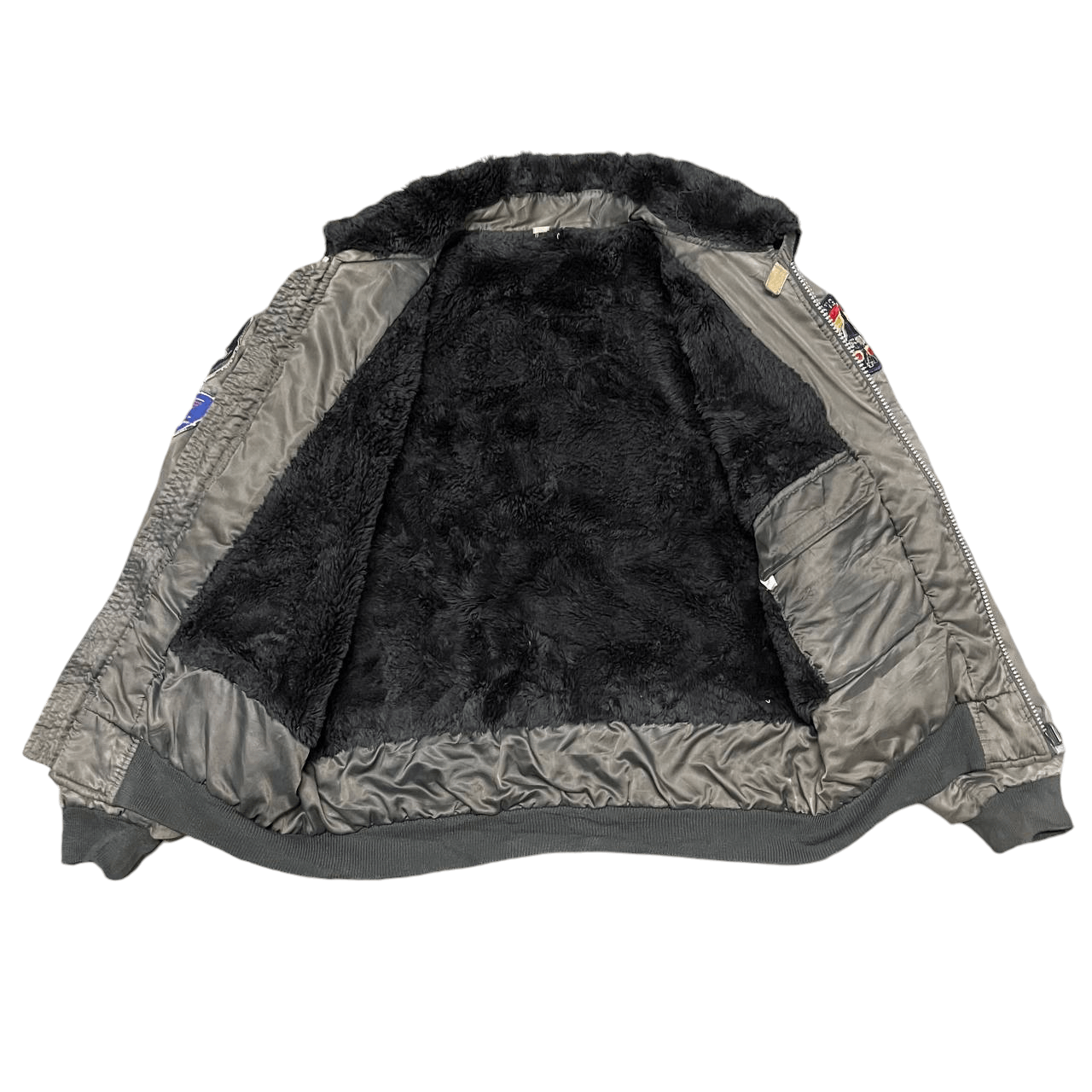 Vintage Vintage Fighting Falcon F16 Flying Military Bomber Jacket Size US M / EU 48-50 / 2 - 8 Thumbnail
