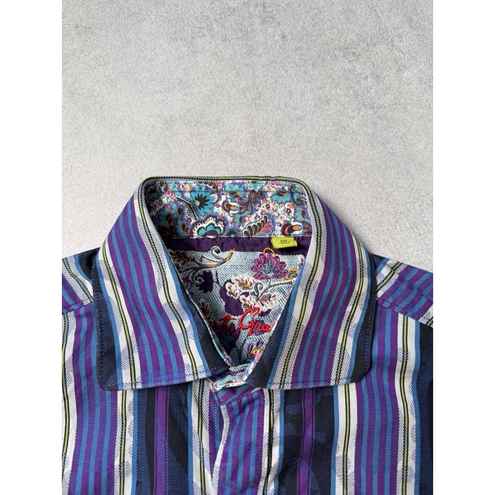 Robert Graham Robert Graham Multicolored Long Sleeve Button Up Shirt Size US M / EU 48-50 / 2 - 14 Thumbnail