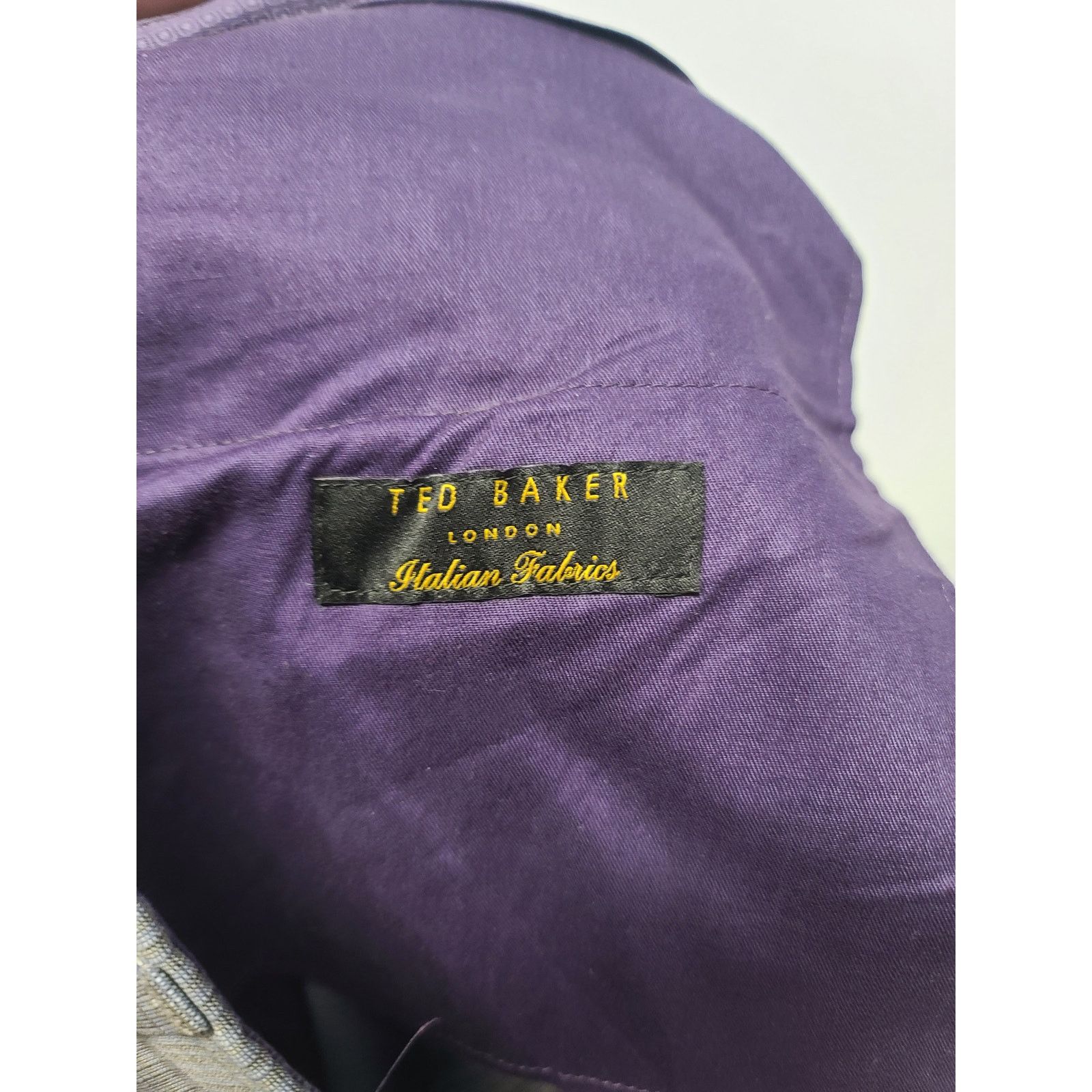 Ted Baker Ted Baker Jay Fit Wool Suit Pants Charcoal Size 35 x 32 Size US 35 - 6 Thumbnail