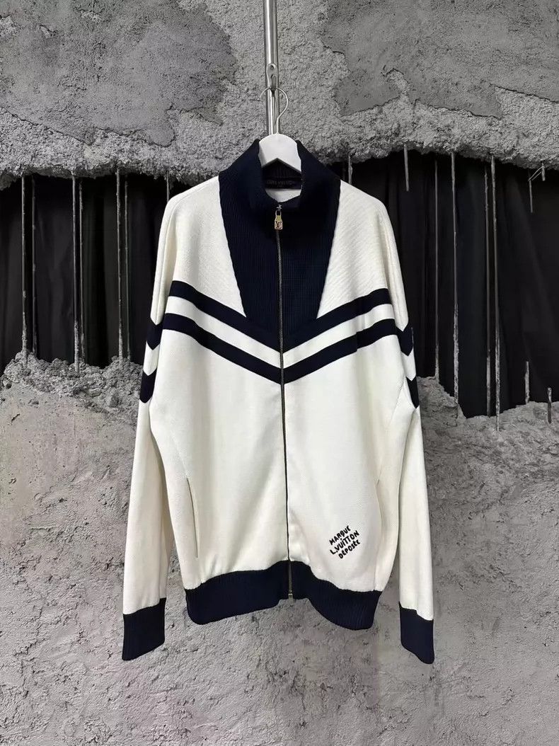 Louis Vuitton louis vuitton black and white zip jacket-dmc Size US L / EU 52-54 / 3 - 1 Thumbnail