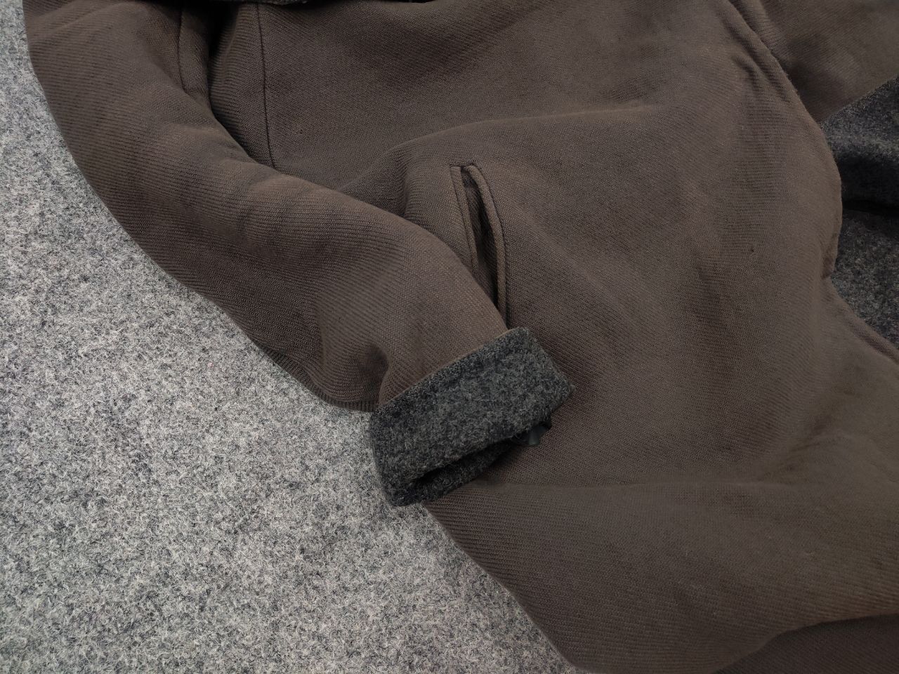 Masnada Masnada asymmetric clasp Wool coat Jacket Faded Color MA+ Size S / US 4 / IT 40 - 5 Thumbnail