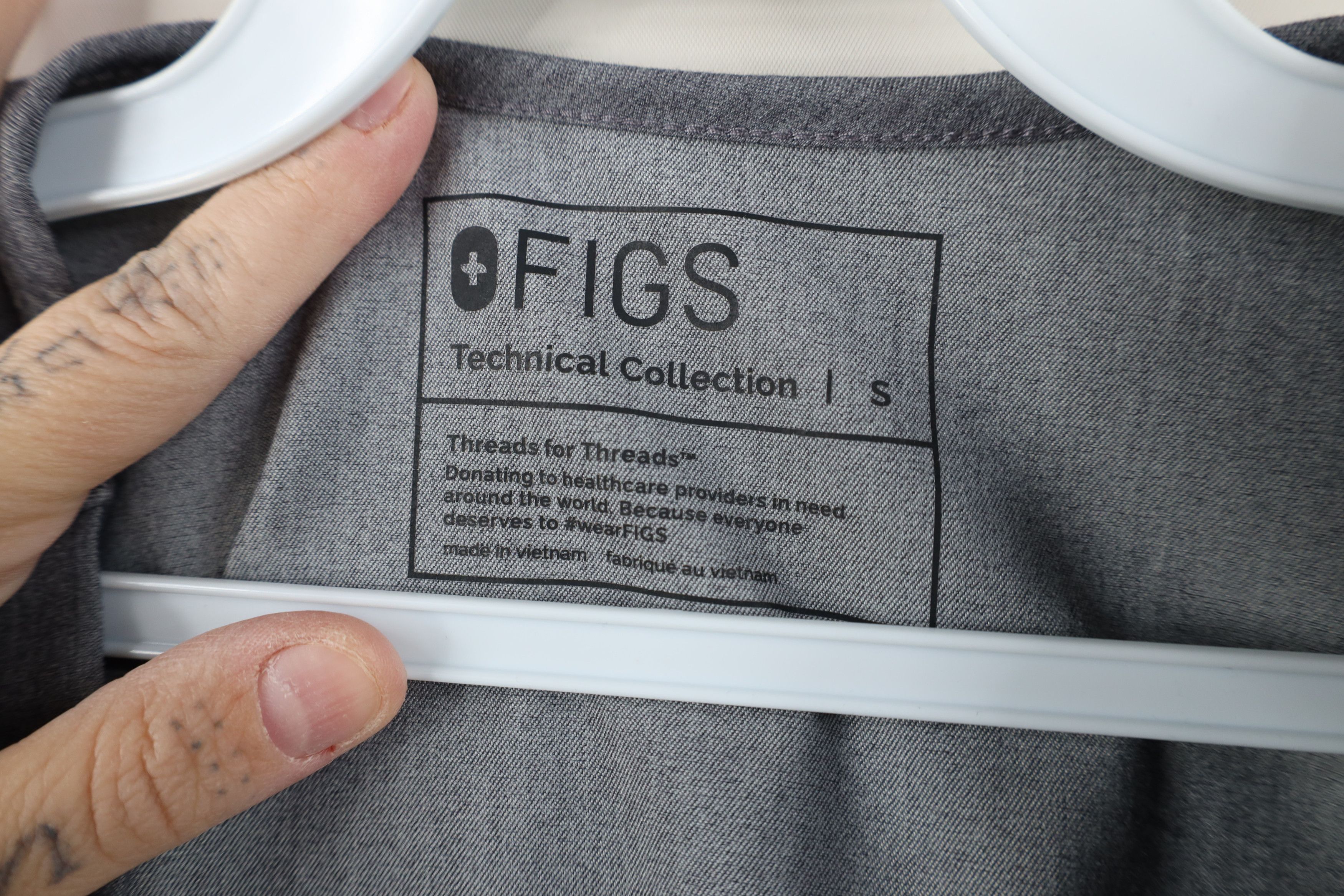 Vintage Figs Technical Collection Short Sleeve Nurse Hospital Shirt Size S / US 4 / IT 40 - 6 Thumbnail