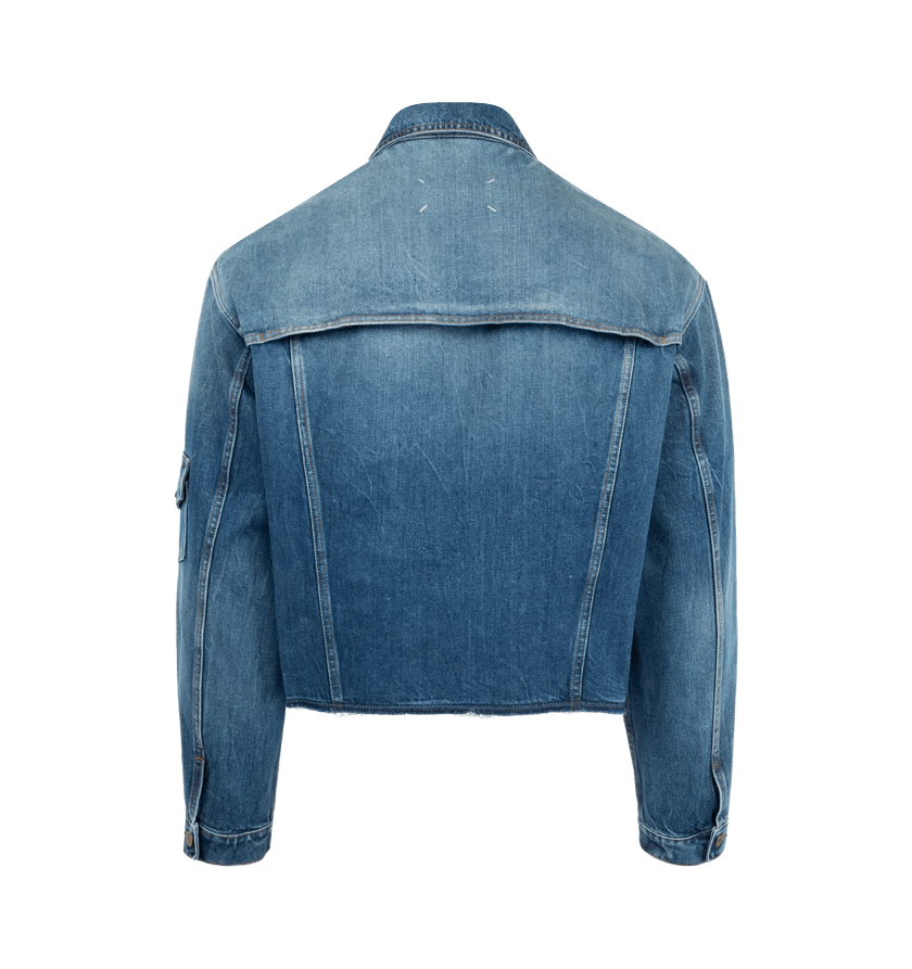 Maison Margiela o1h1sh11225 Denim Jacket in Blue Size US M / EU 48-50 / 2 - 2 Thumbnail