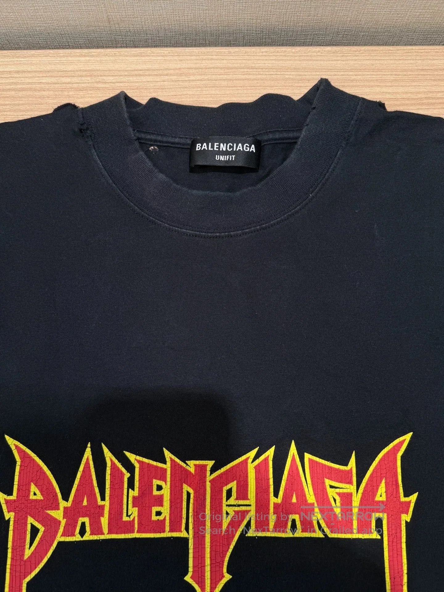 Balenciaga Balenciaga SS22 Metallica Lightning T-shirt. Size US XL / EU 56 / 4 - 4 Thumbnail