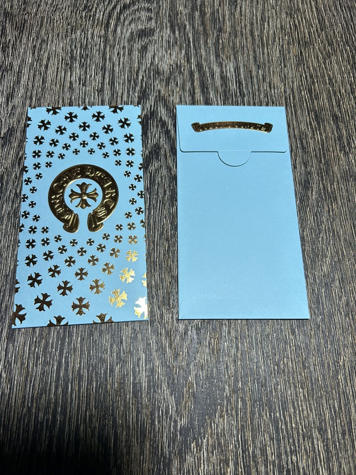 Chrome Hearts Chrome Hearts Baby Blue Enveolpe 2023 (2 packs) Size ONE SIZE - 1 Thumbnail