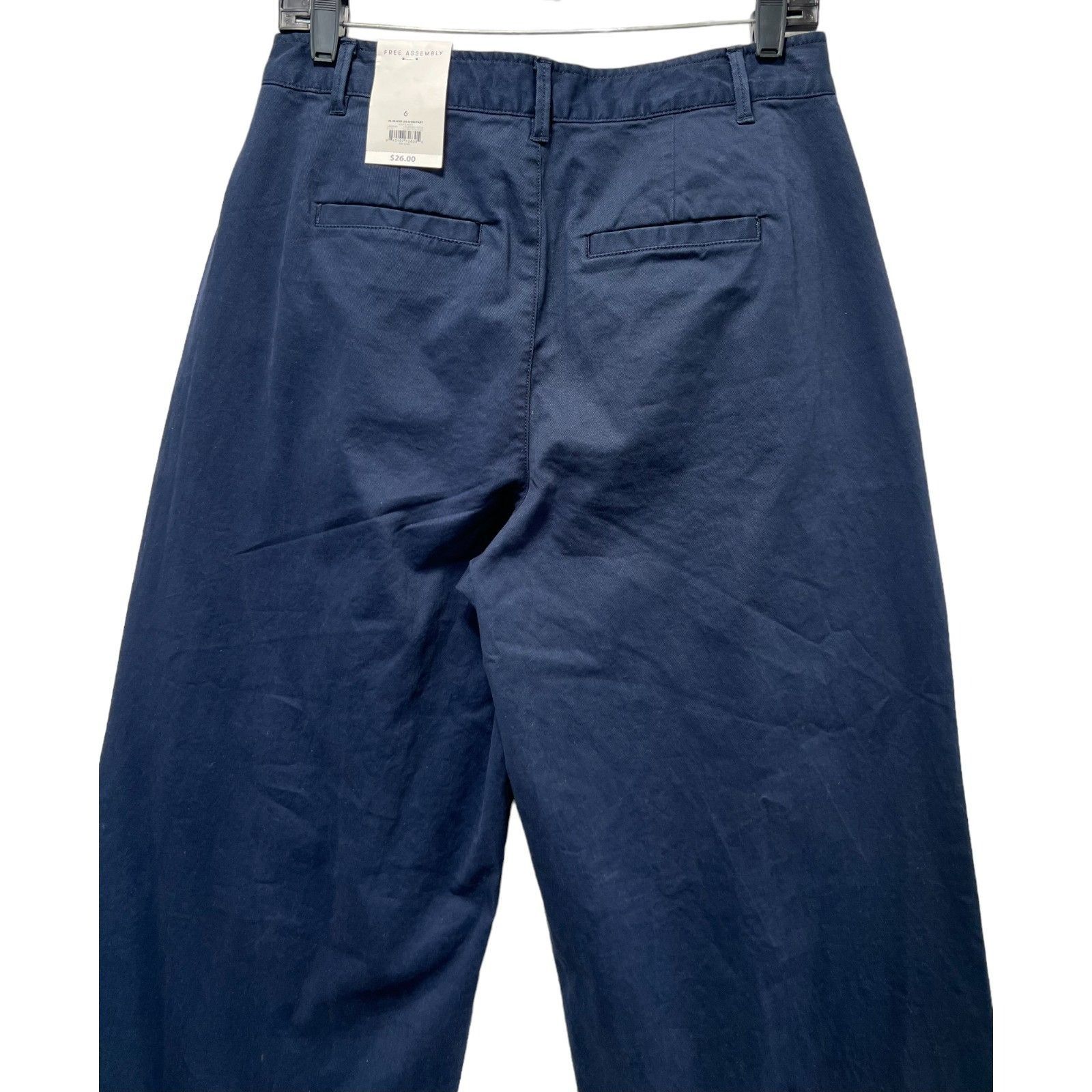 Other Free Assembly - Women's Wide Leg Chino Pants - Blue - 6 Size 28" / US 6 / IT 42 - 17 Thumbnail