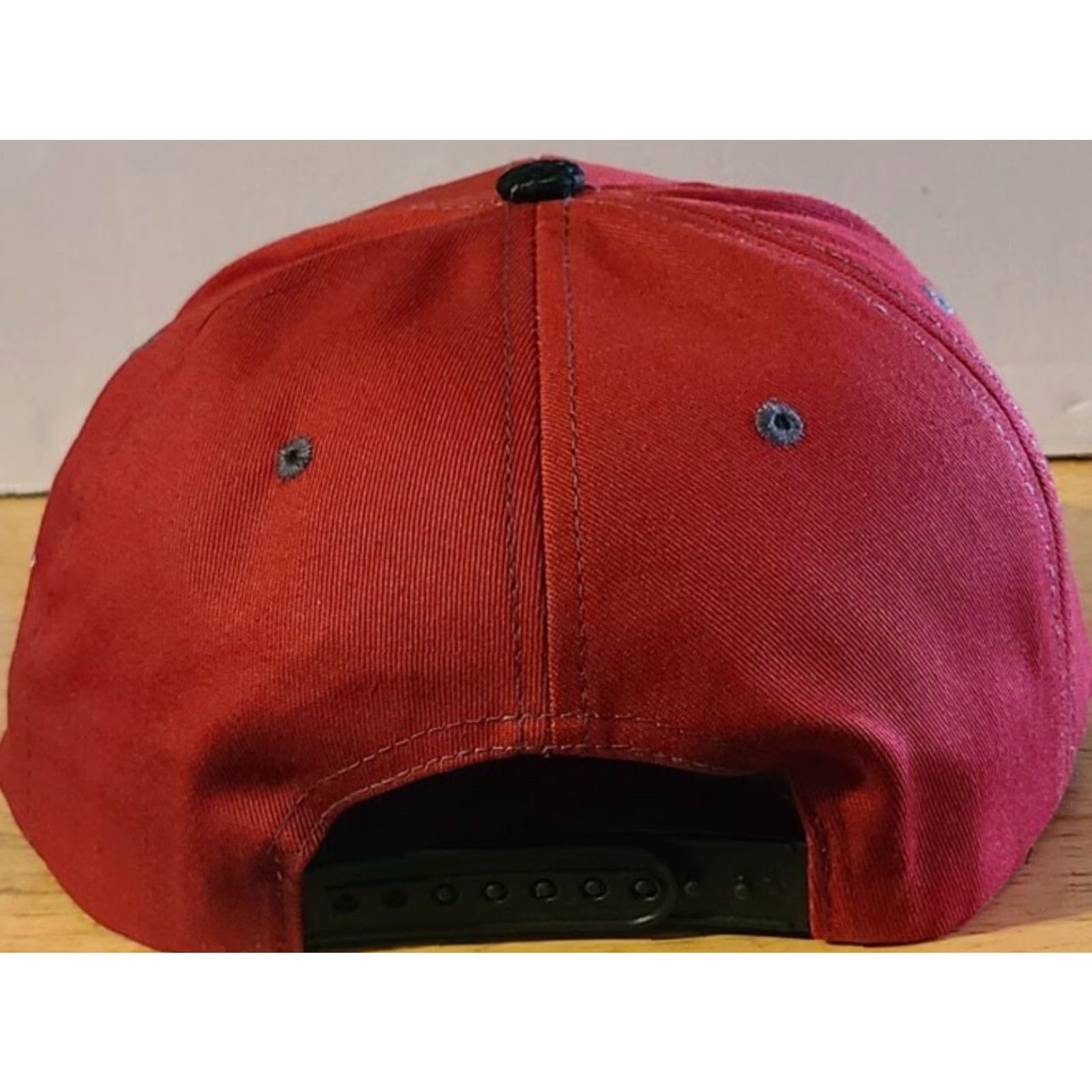 Vintage VINTAGE Marijuana Leaf Highway 420 Weed Cannabis Snapback Baseball Cap Adult Men Adjustable Red Accessories Size ONE SIZE - 3 Thumbnail