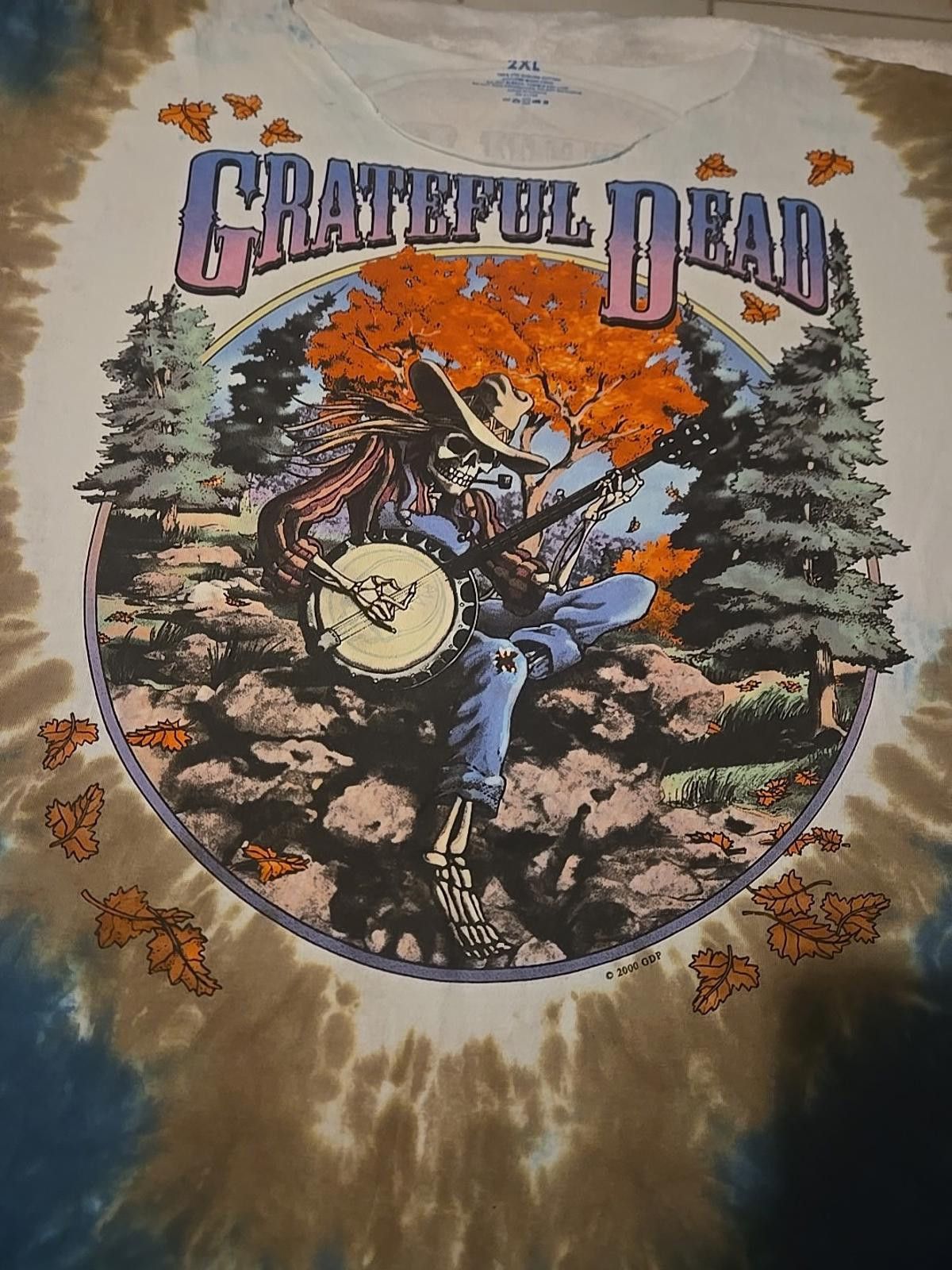 Liquid Blue 2000 Grateful Dead T-Shirt Tie Dye ‘94 Tour sz 2XL Skeleton Size US XXL / EU 58 / 5 - 5 Thumbnail
