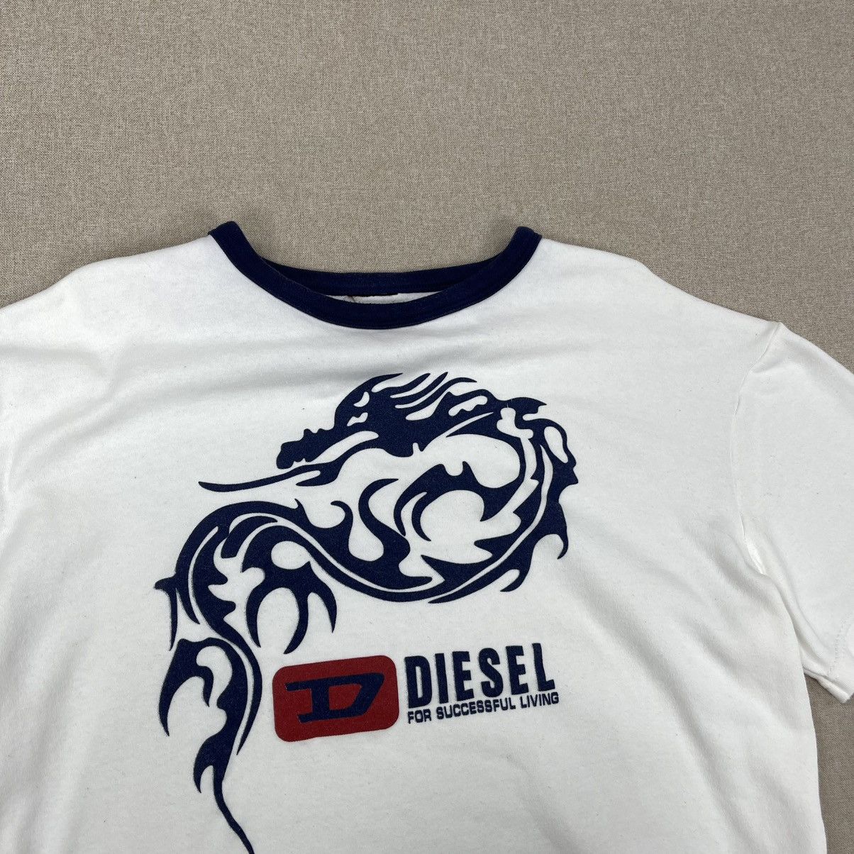 Diesel VINTAGE Y2K DIESEL TRIBAL DRAGON BOXY TEE Size US M / EU 48-50 / 2 - 4 Thumbnail