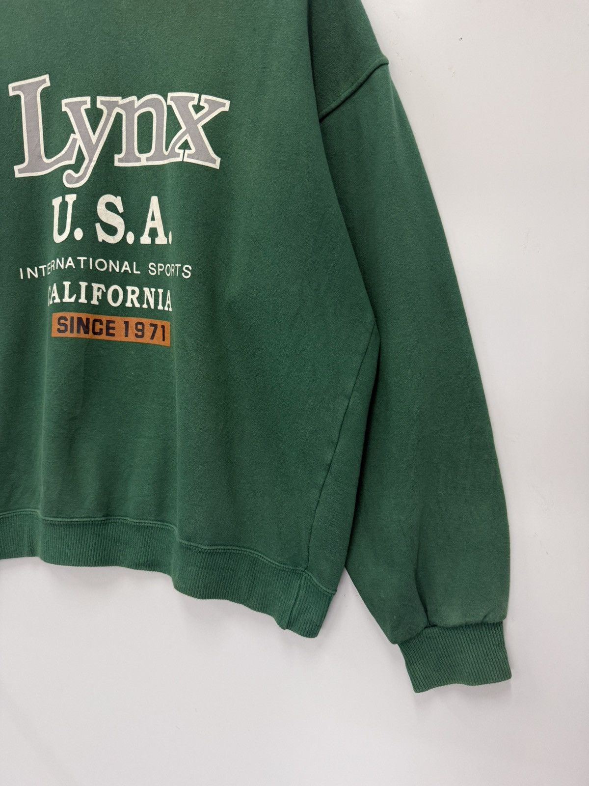 Vintage 🔥 Lynx USA California Vintage Sport Baggy Sweatshirt - M Size US L / EU 52-54 / 3 - 2 Thumbnail