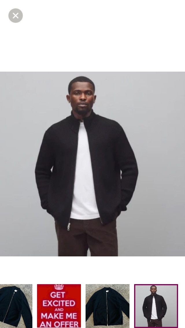Reigning Champ Reigning Champion Merino Wool Track Jacket Large Size US L / EU 52-54 / 3 - 13 Thumbnail