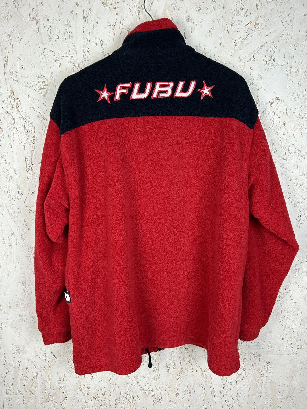 Fubu 00s Vintage Fubu Collection 05 Fleece Jacket Red Size L Size US L / EU 52-54 / 3 - 7 Thumbnail