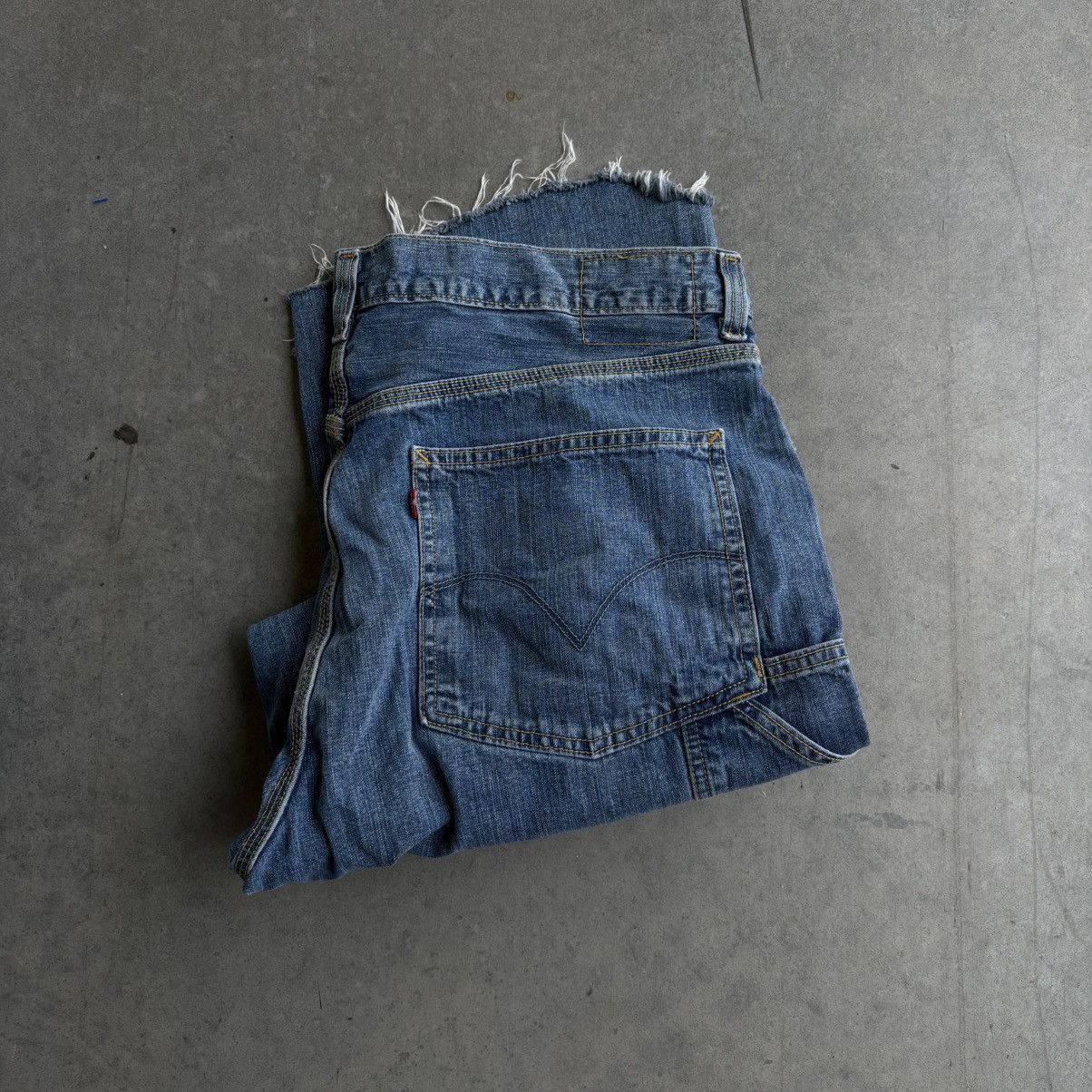 Carhartt × Levi's × Vintage Vintage Y2K Levi's 560 38x28 Baggy Low Wide Leg Denim Jeans Size US 38 / EU 54 - 9 Thumbnail