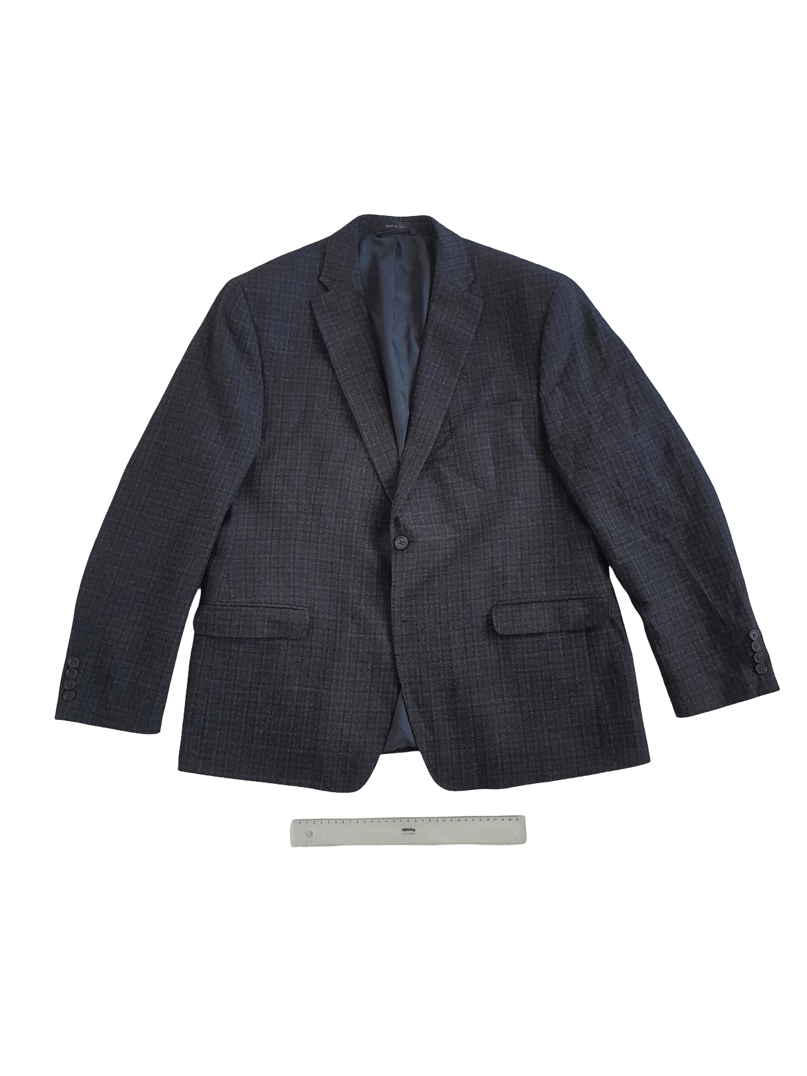 Ralph Lauren LAUREN (Ralph Lauen) - Windowpane Check Blazer Jacket Size 46R - 1 Thumbnail