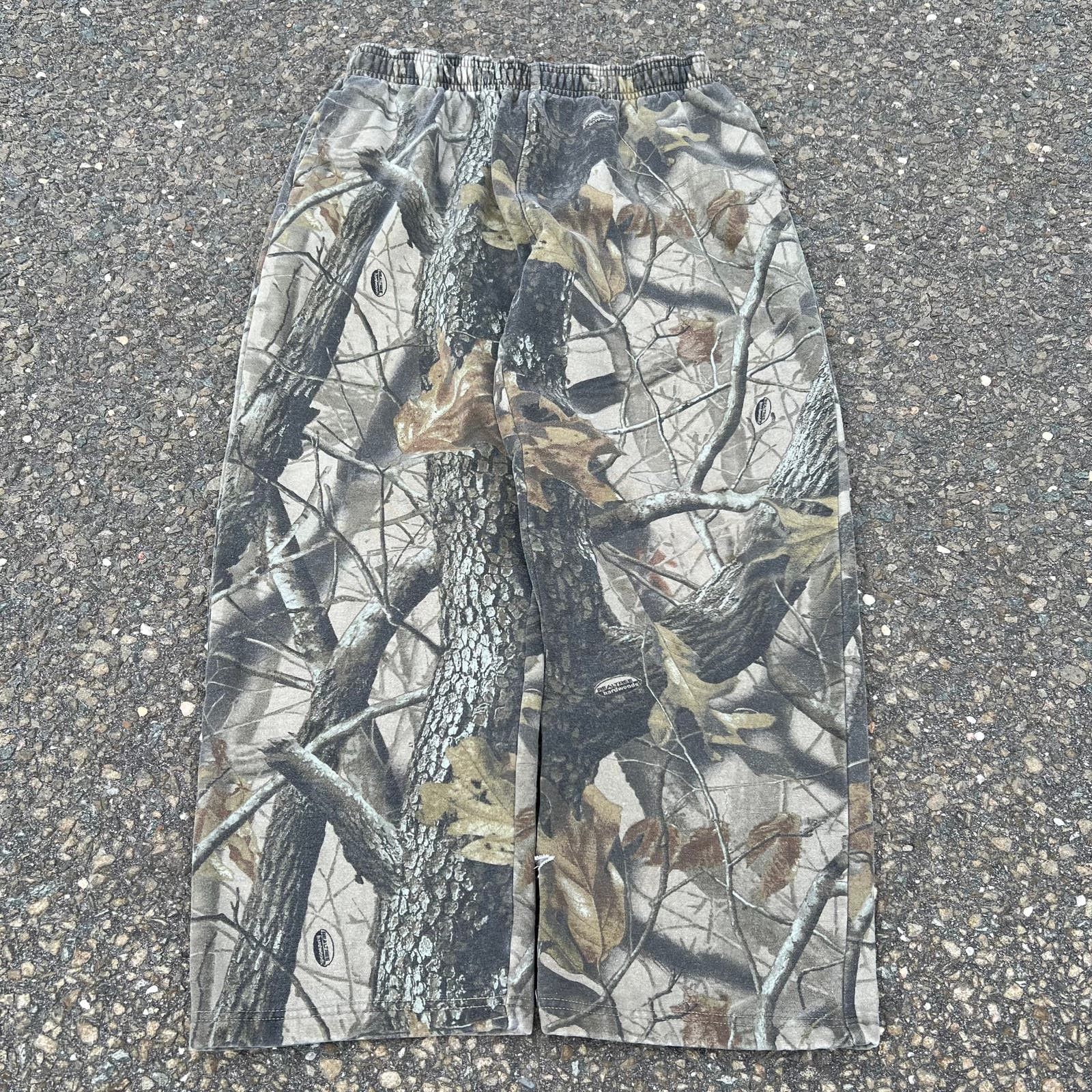 Vintage realtree camo wide leg essential cotton sweatpants
