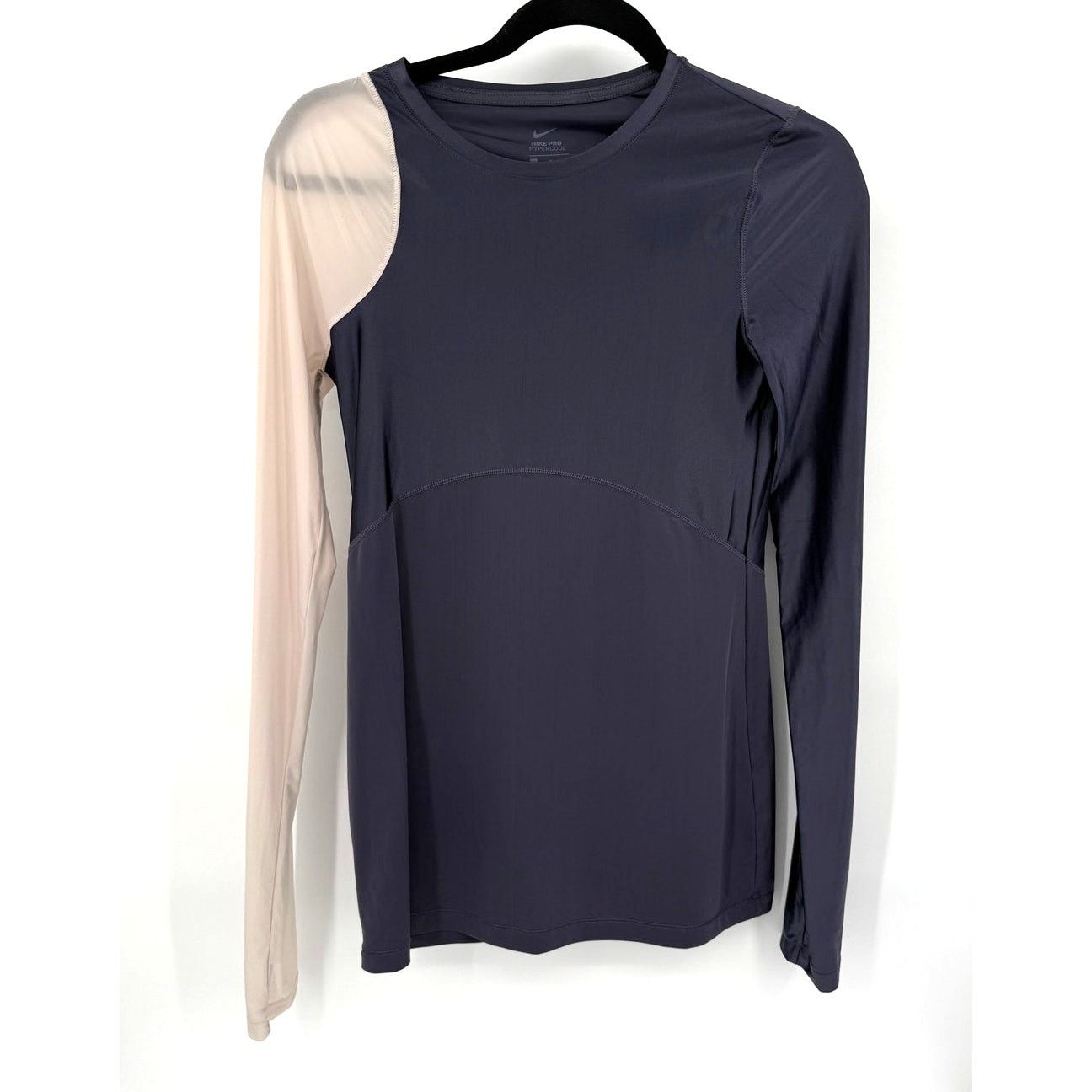 Nike Nike Women's Pro Hypercool Mesh Long Sleeve Colorblock Shirt Size S / US 4 / IT 40 - 1 Thumbnail