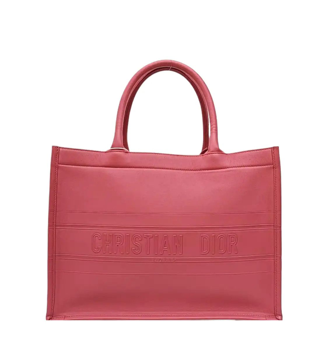 Dior DIOR Book Tote Medium pink cowhide leather embossed handbag Size ONE SIZE - 1 Thumbnail
