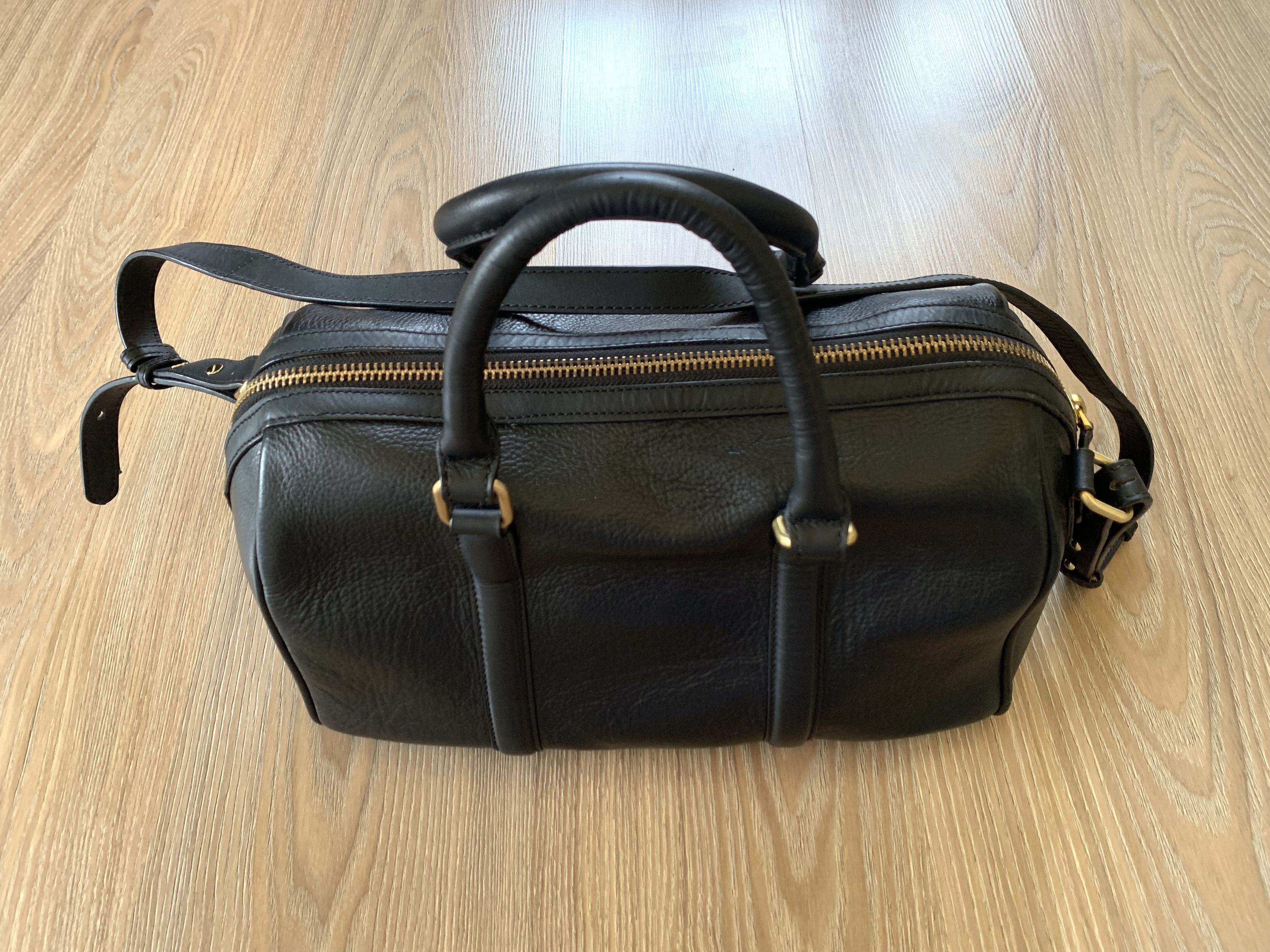 Mango Mango Black Leather Handbag Travel Shoulder Bag Size ONE SIZE - 5 Thumbnail