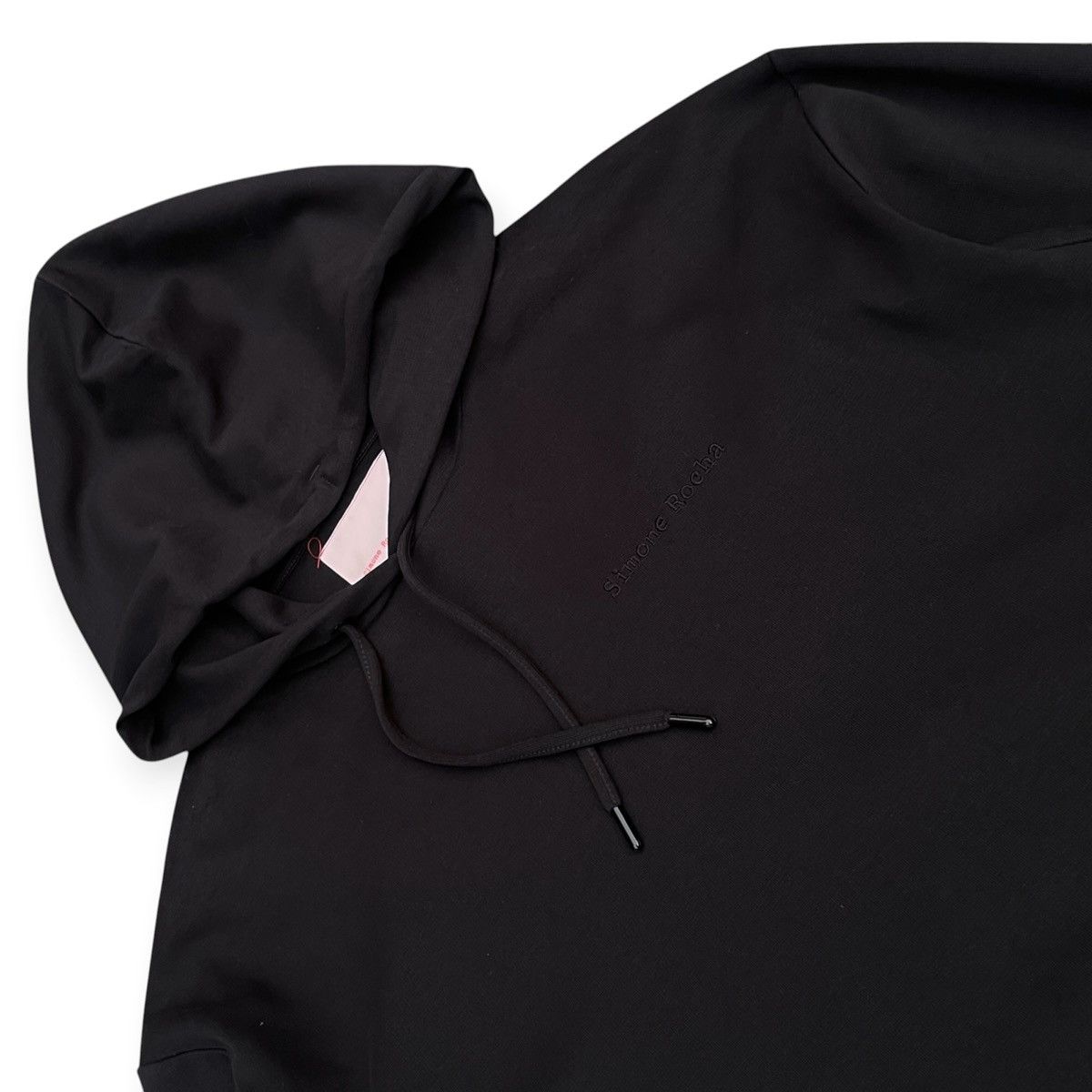 Simone Rocha H&M x Simone Rocha White Flowers Hoodie in Black Size US L / EU 52-54 / 3 - 4 Thumbnail