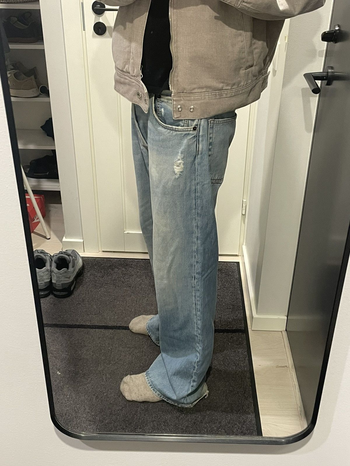 Acne Studios Acne Studios 2021M Light Blue Jeans Size US 33 - 12 Thumbnail