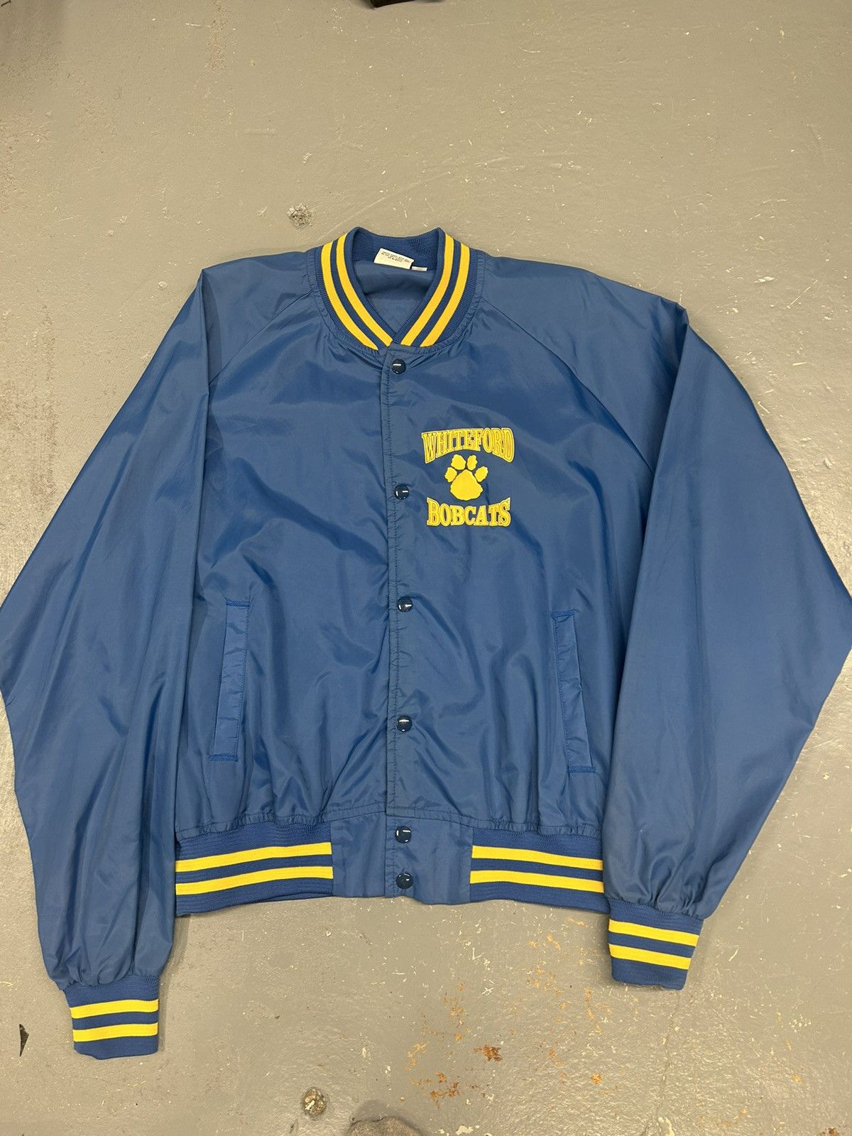 Vintage Crazy Vintage 90s Essential Blue Windbreaker Varsity Jacket Size US XXL / EU 58 / 5 - 1 Thumbnail
