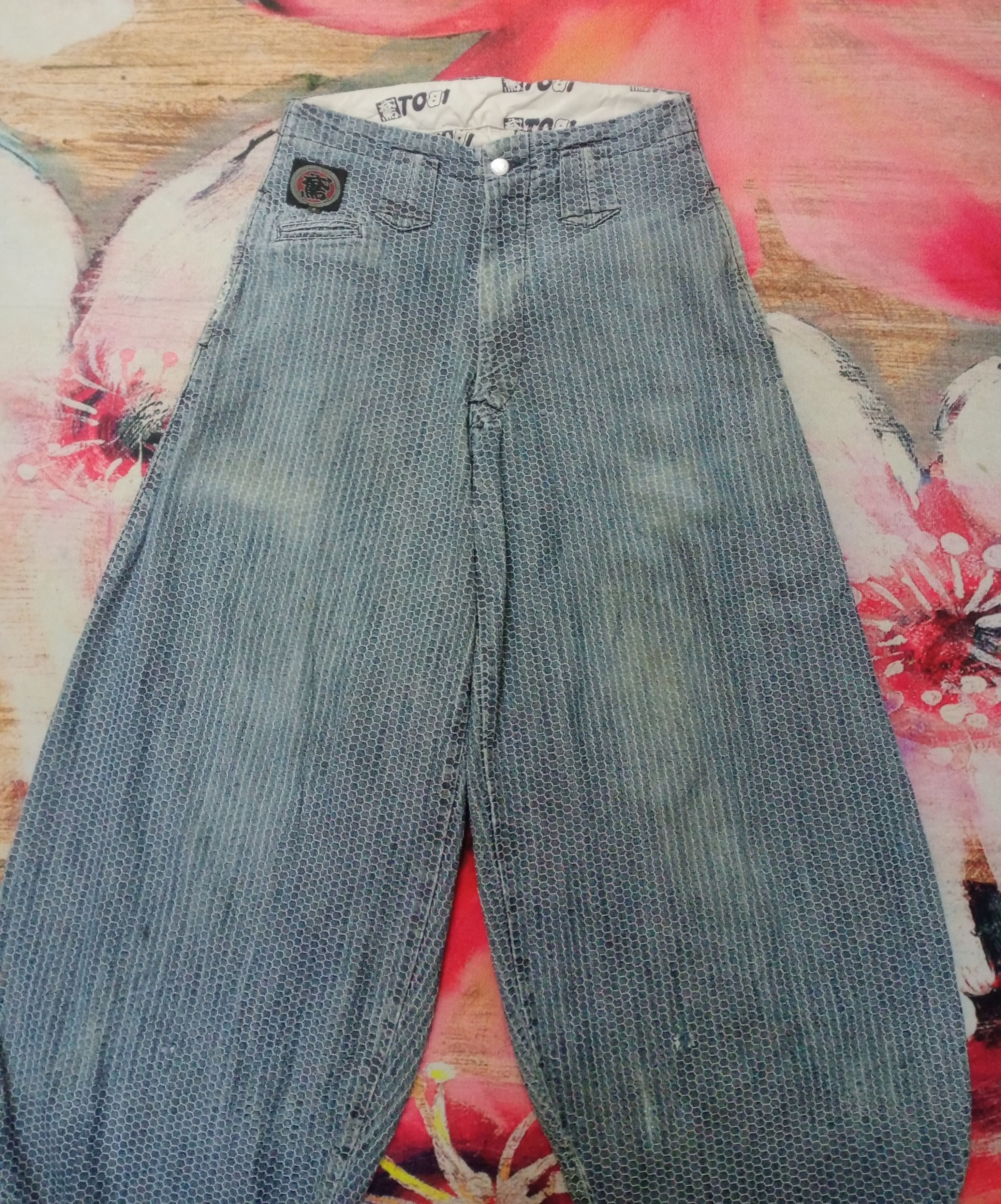If Six Was Nine Rare Vintage Nikkapokka Japanese TOBI Work Pants Size US 30 / EU 46 - 3 Thumbnail