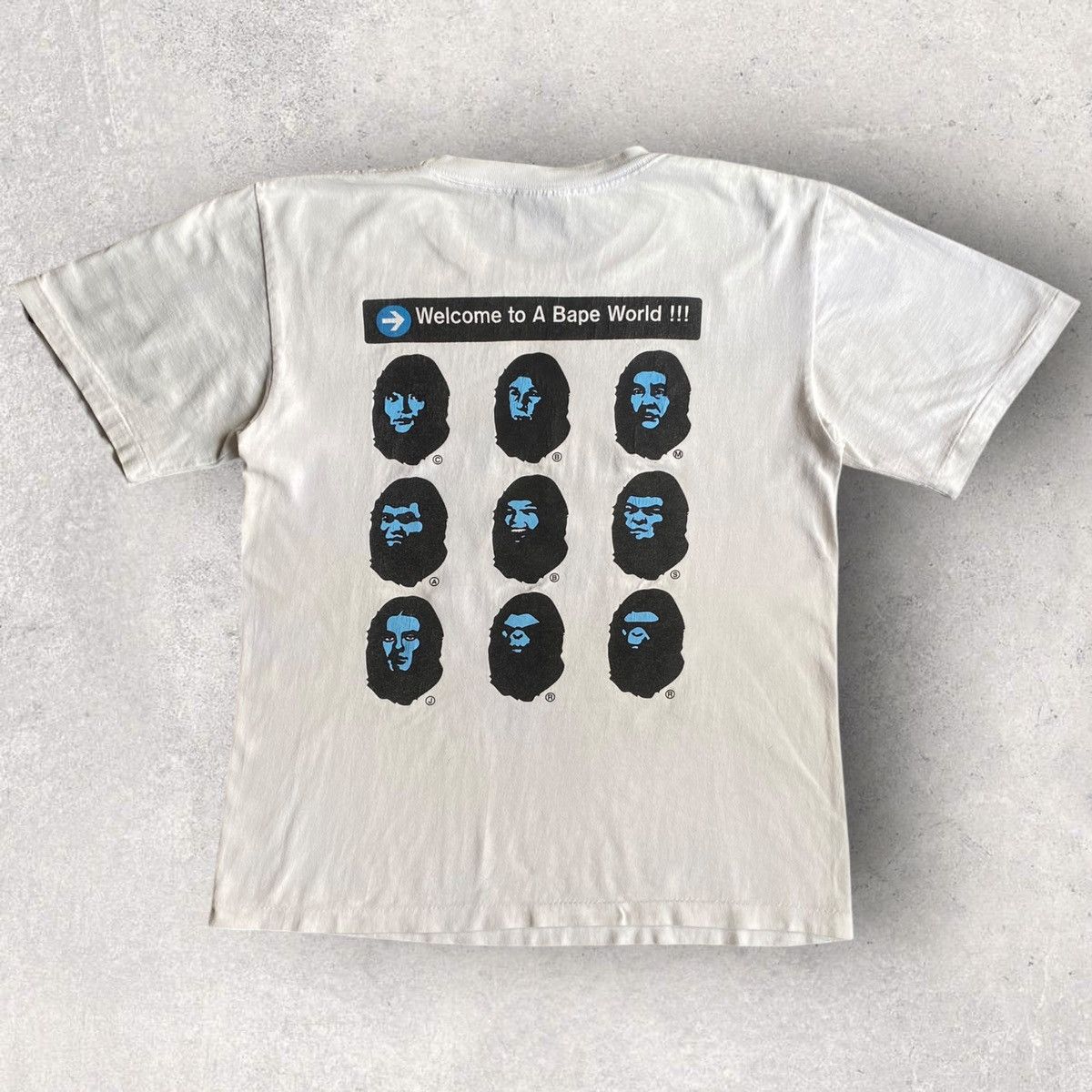 Bape × Nigo 1998 Worldwide Bape Heads Show T Shirt Size US M / EU 48-50 / 2 - 2 Thumbnail