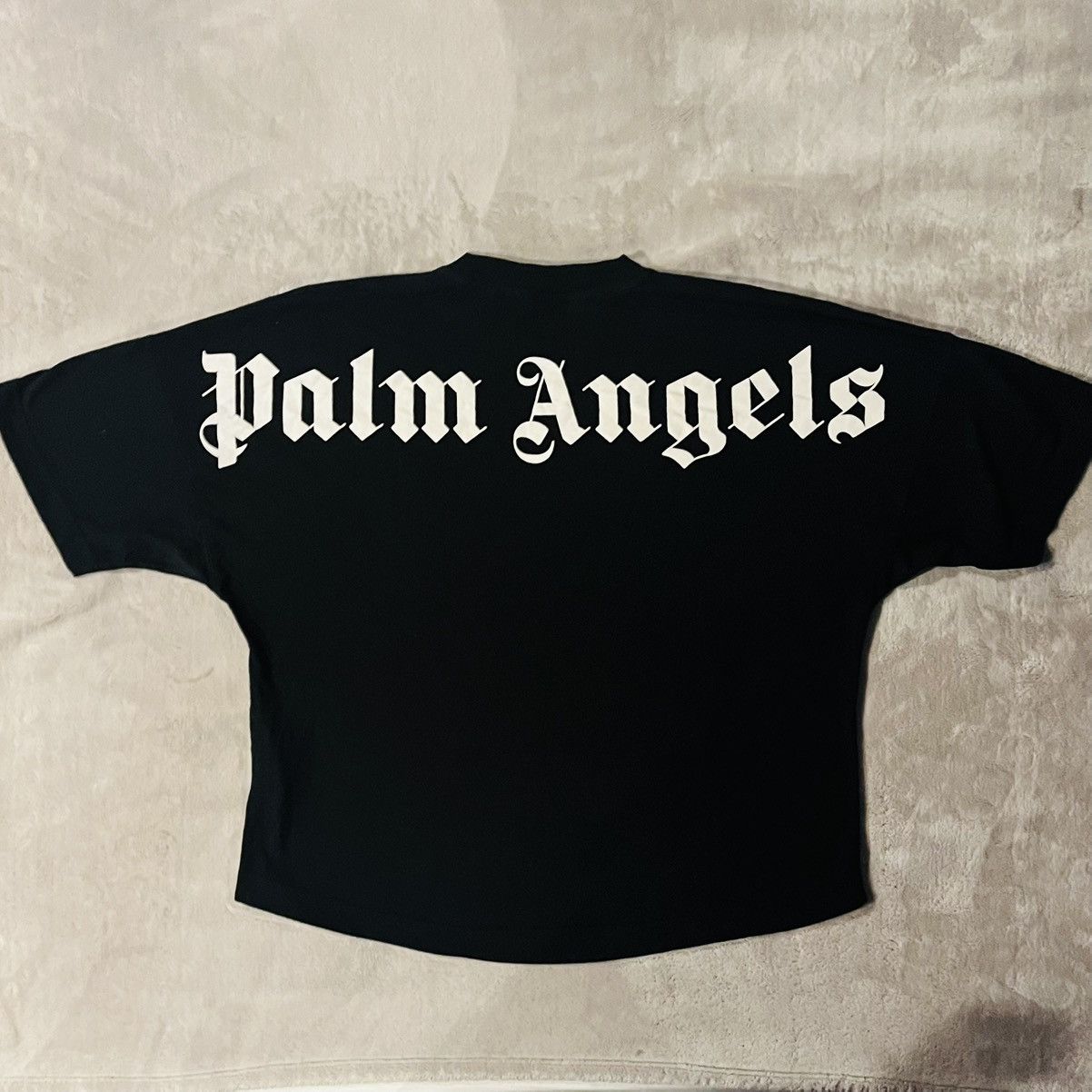 Palm Angels Palm Angels Collar Spell-Out Black T-Shirt Men’s Size Small Size US S / EU 44-46 / 1 - 2 Thumbnail